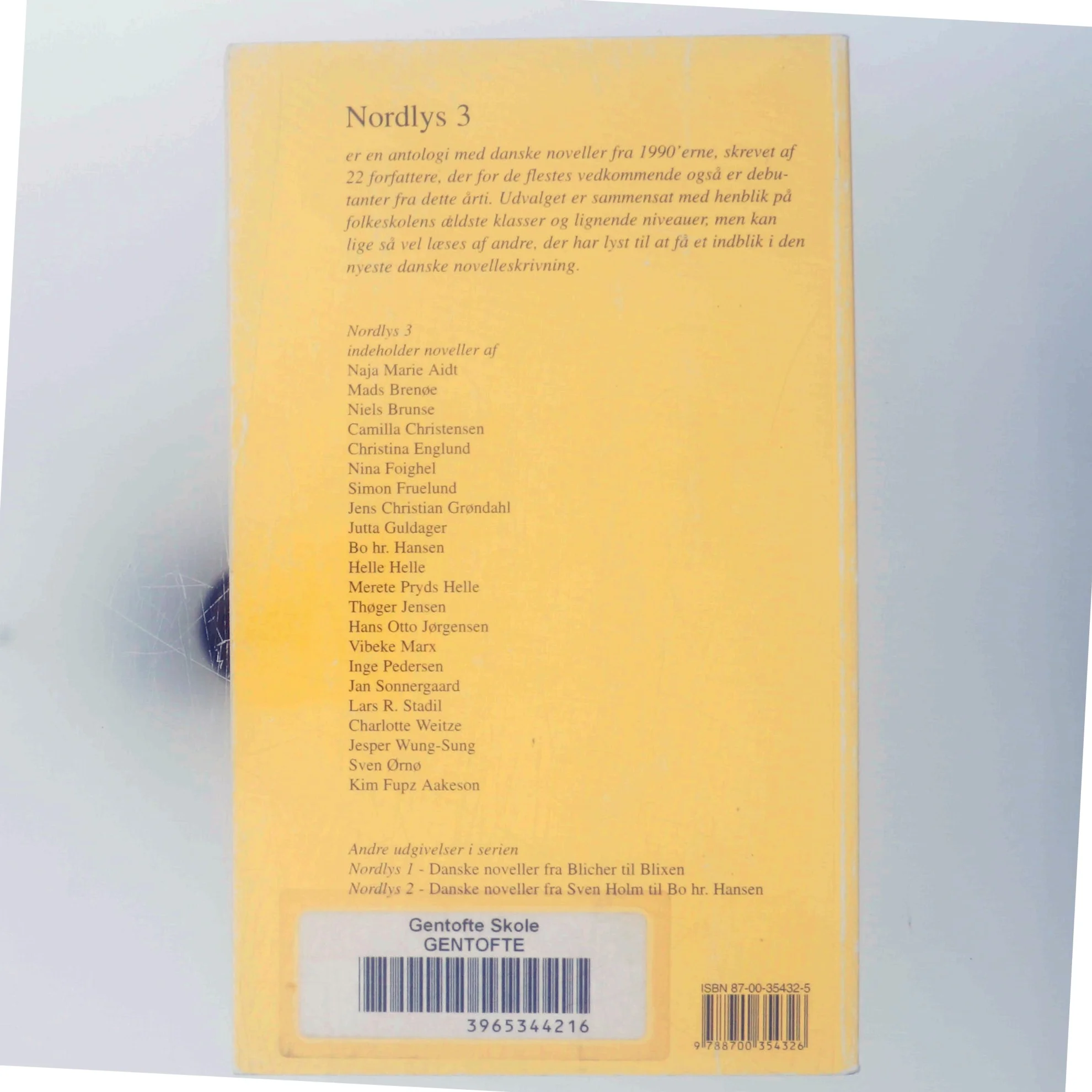 Nordlys. Bind 3, Danske noveller fra 90'erne (Bog)