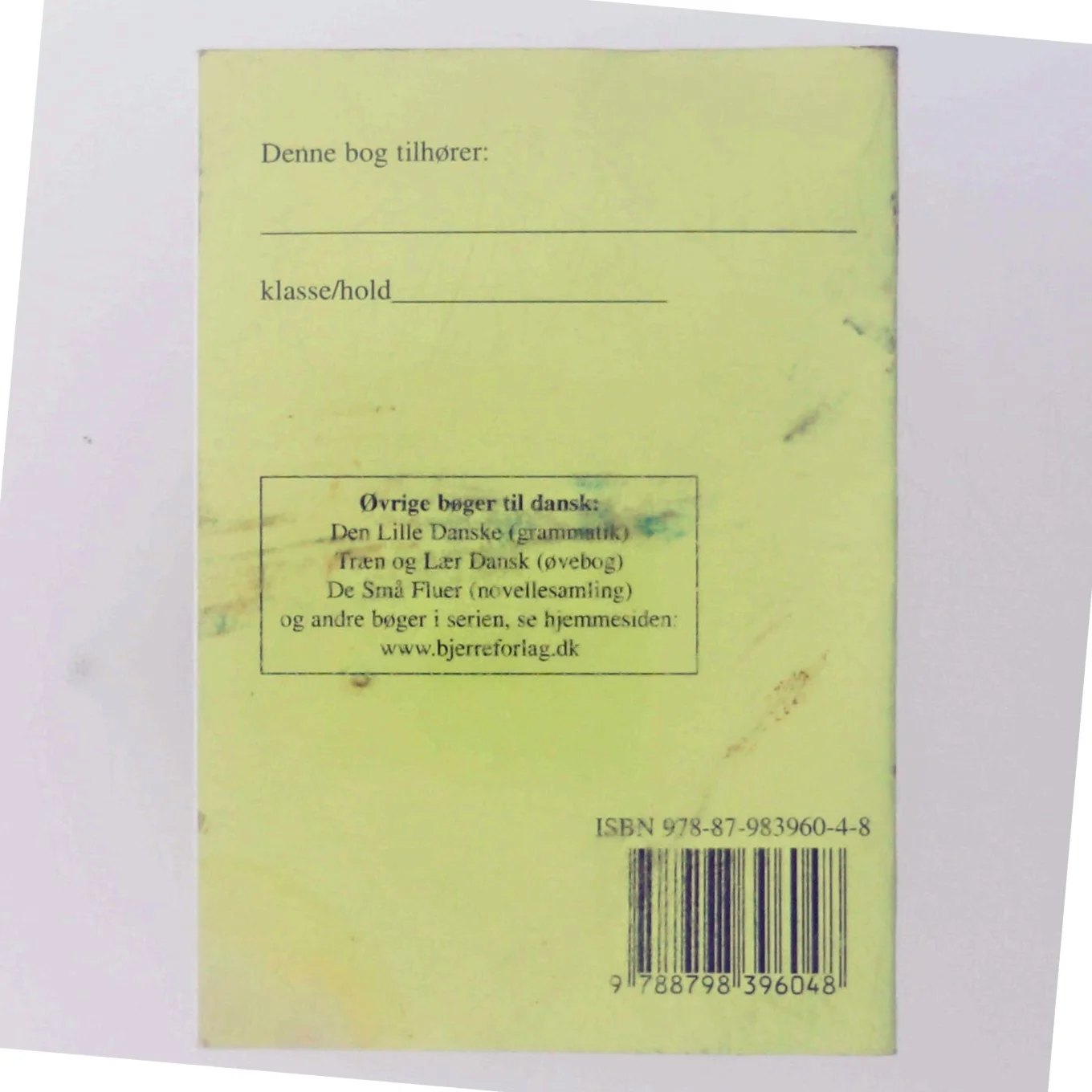 Den lille træner til afgangsprøven i mundtlig dansk af Daniel Egmose (Bog)