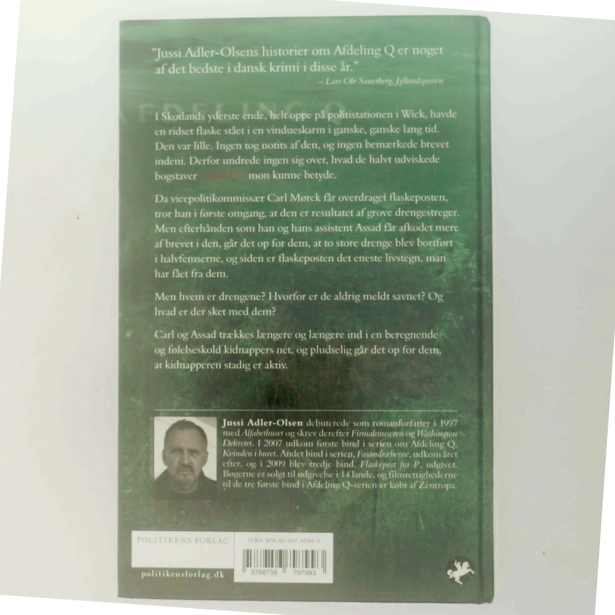 Flaskepost fra P af Jussi Adler-Olsen (Bog)