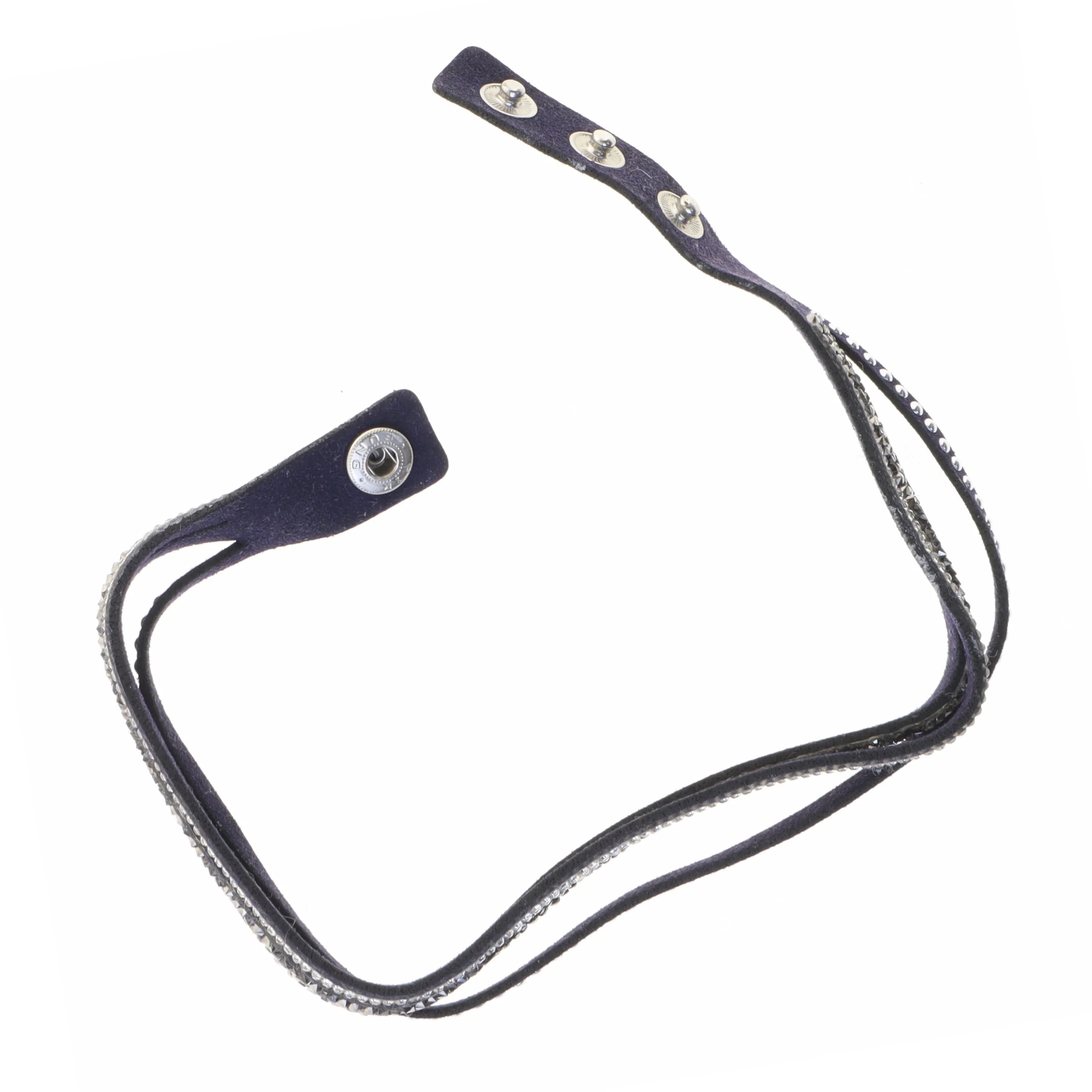 Justérbar armbånd med rhinsten (str. 41 x en komma 8 cm)