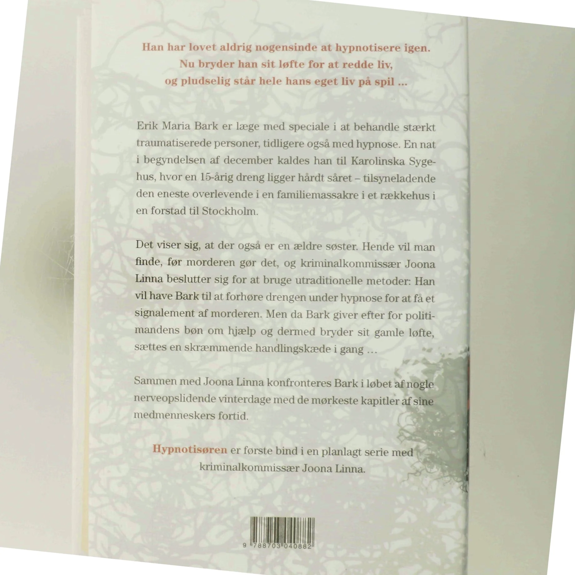 Hypnotisøren : kriminalroman af Lars Kepler (Bog)