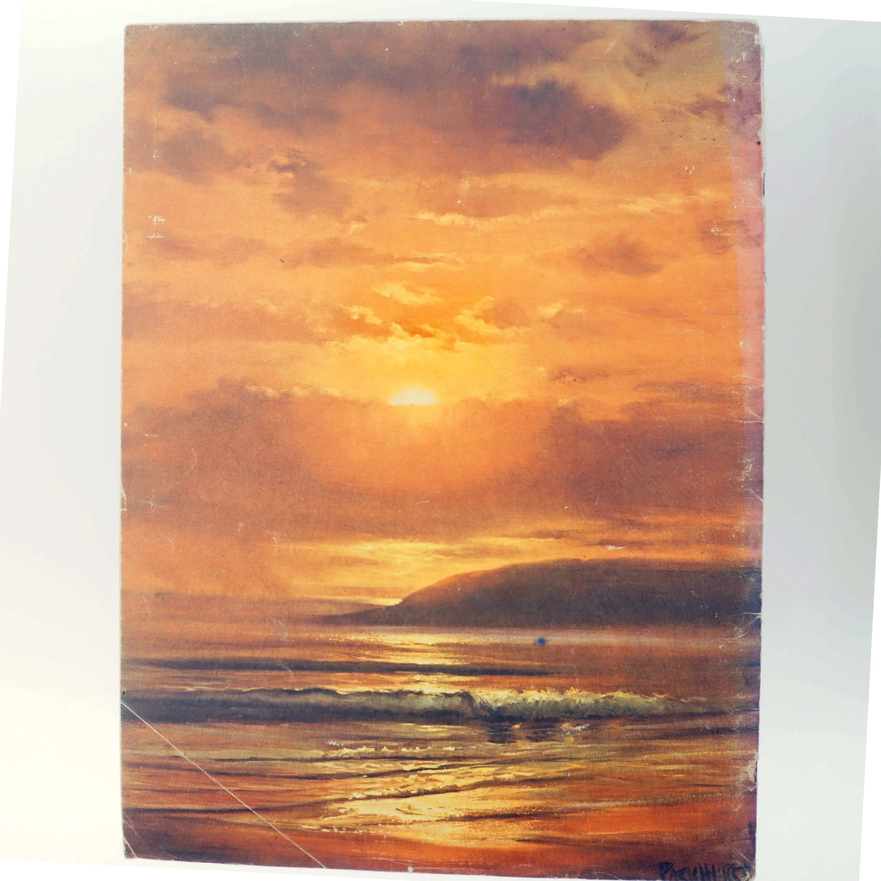 Maleri solnedgange instruktionsbog fra Walter T. Foster