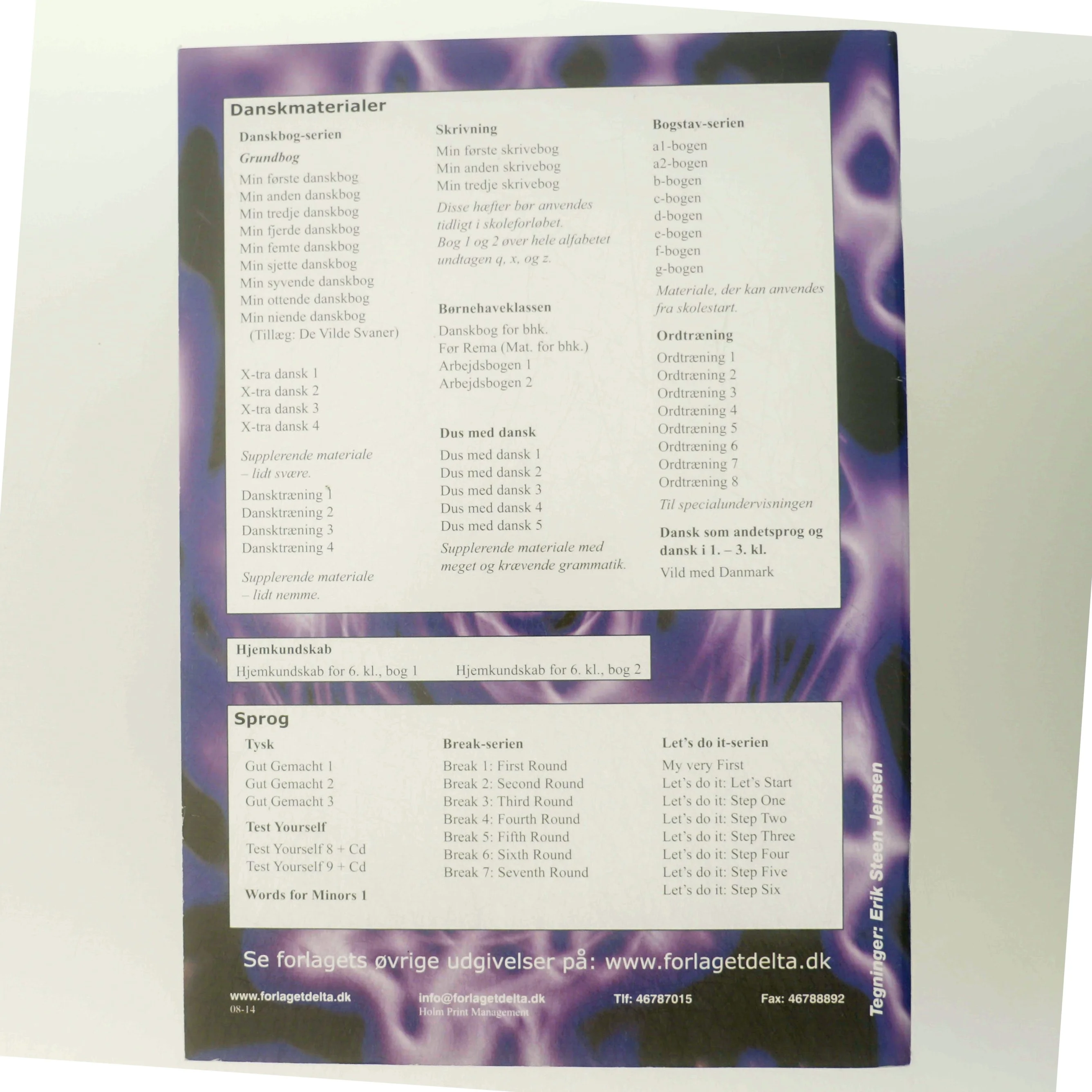 Dansk skolebog fra Forlaget Delta