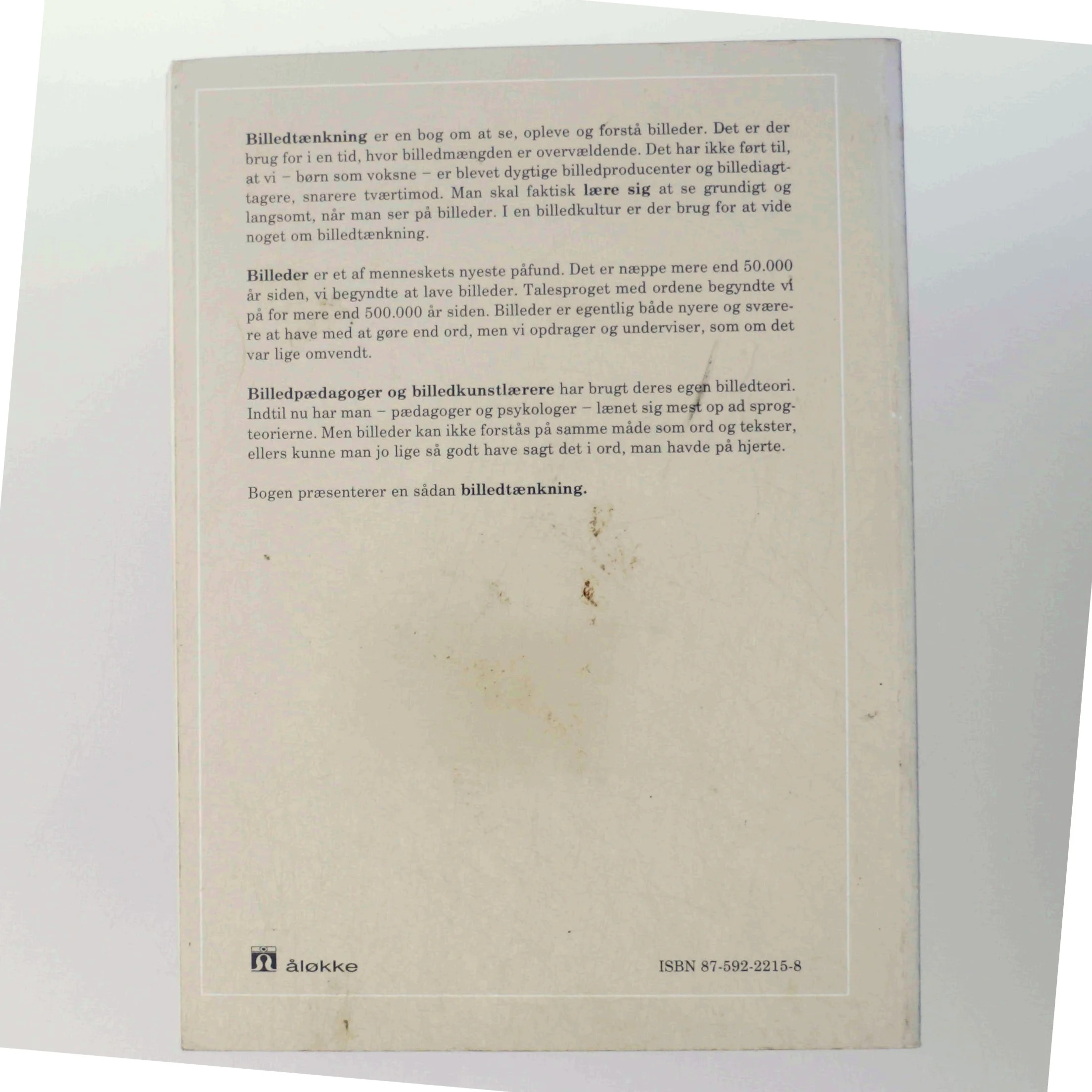 Bog - Billedtænkning af Mogens Hansen fra Åløkke