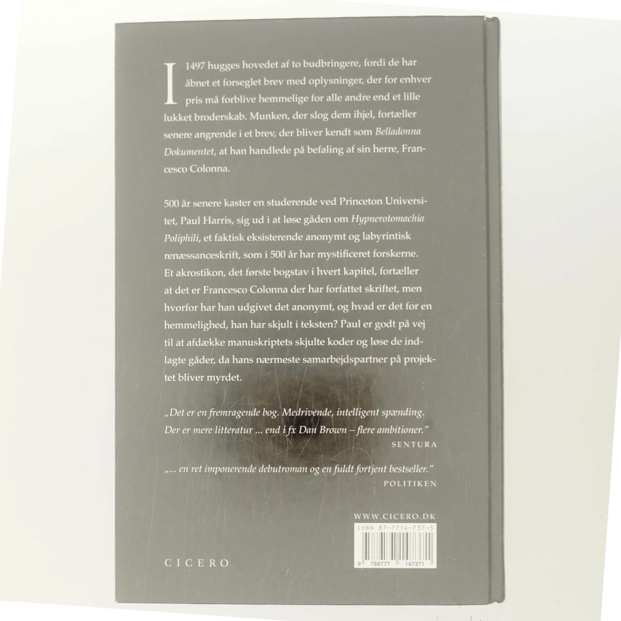 Belladonna Dokumentet (Bog)