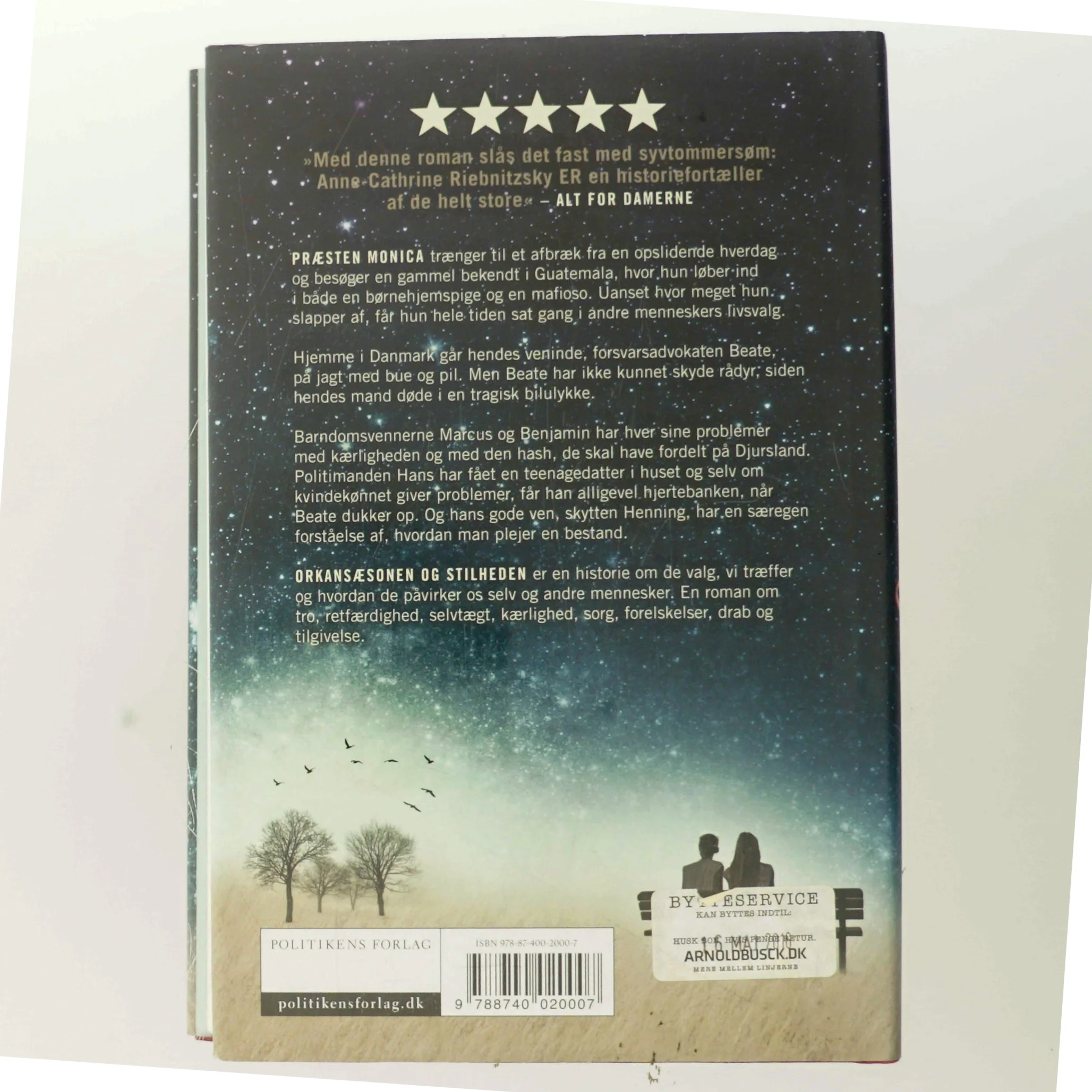 Orkansæsonen og stilheden af Anne-Cathrine Riebnitzsky (Bog)