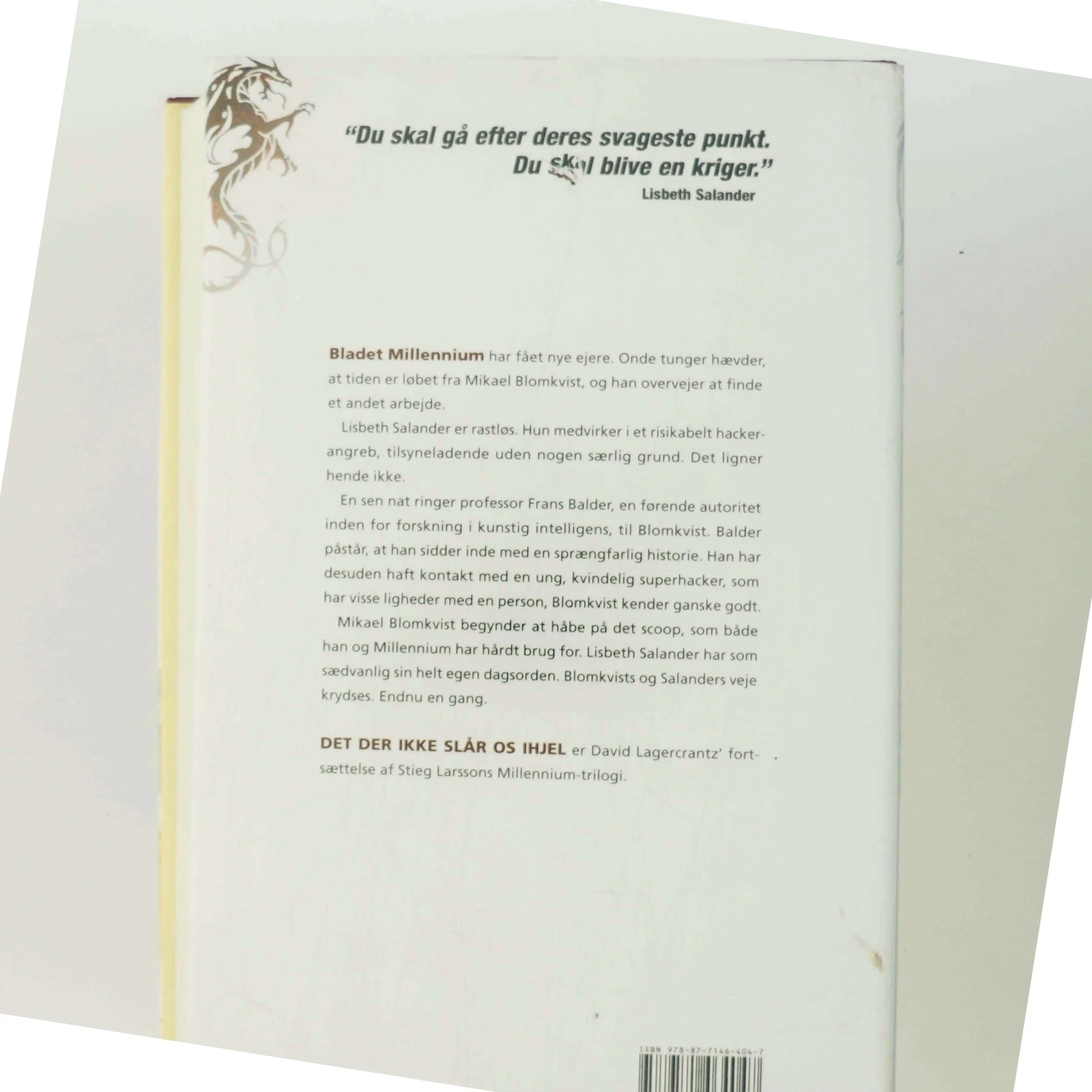 Det der ikke slår os ihjel af David Lagercrantz (Bog)