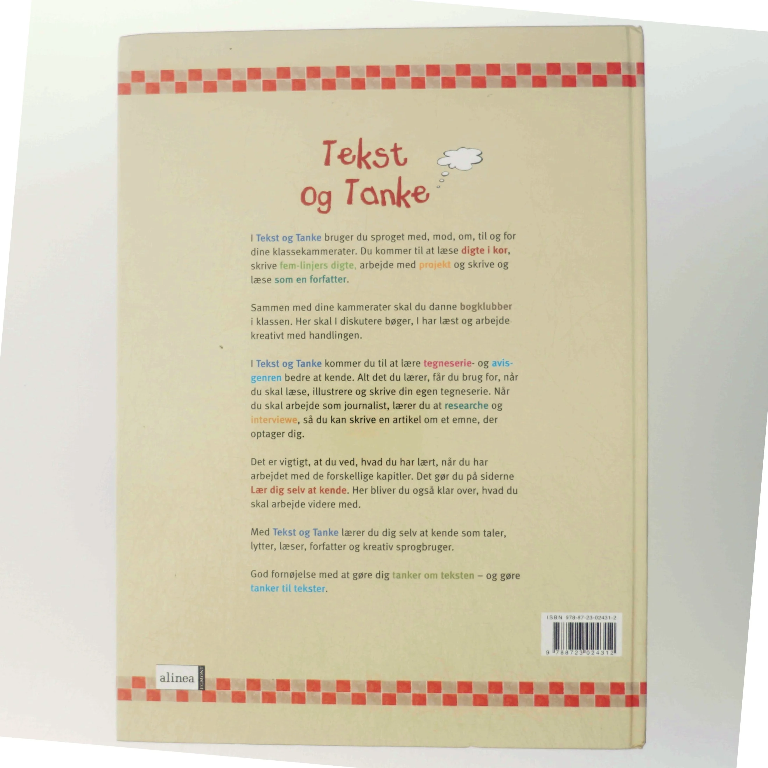 Tekst og tanke - 5. klasse (Bog)