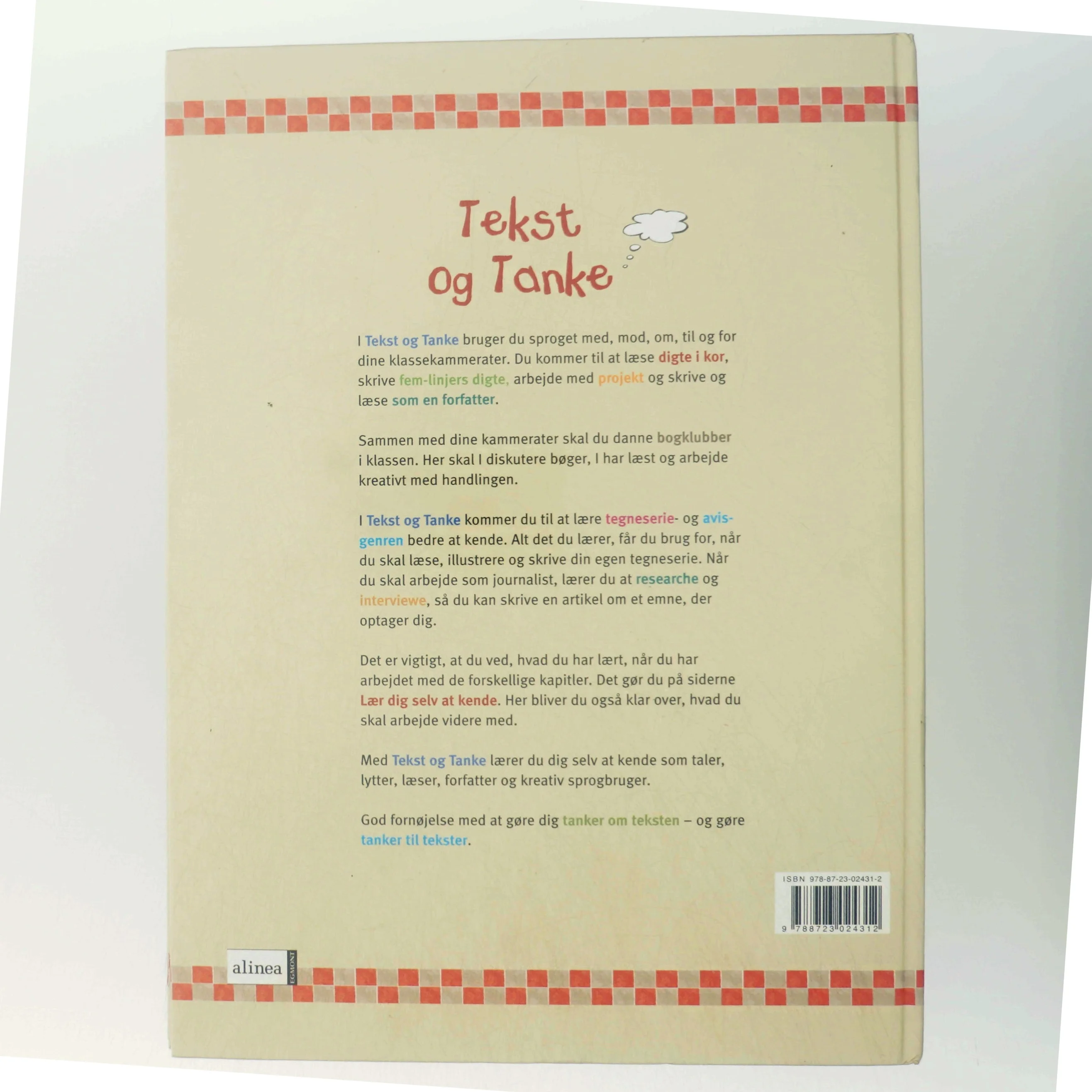 Tekst og tanke - 5. klasse (Bog)