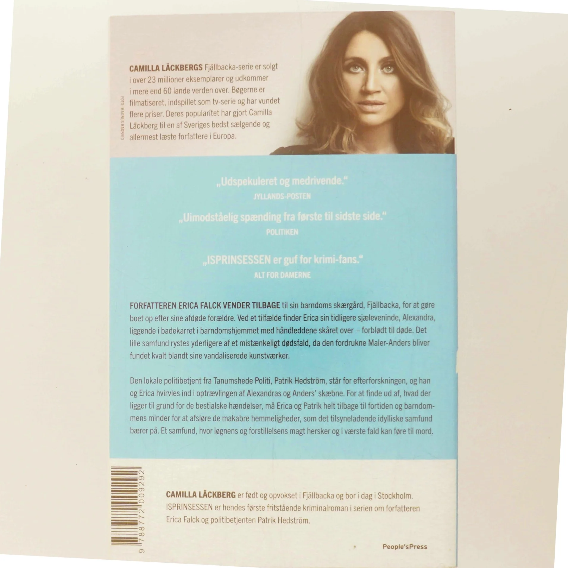 Isprinsessen : kriminalroman af Camilla Läckberg (Bog)