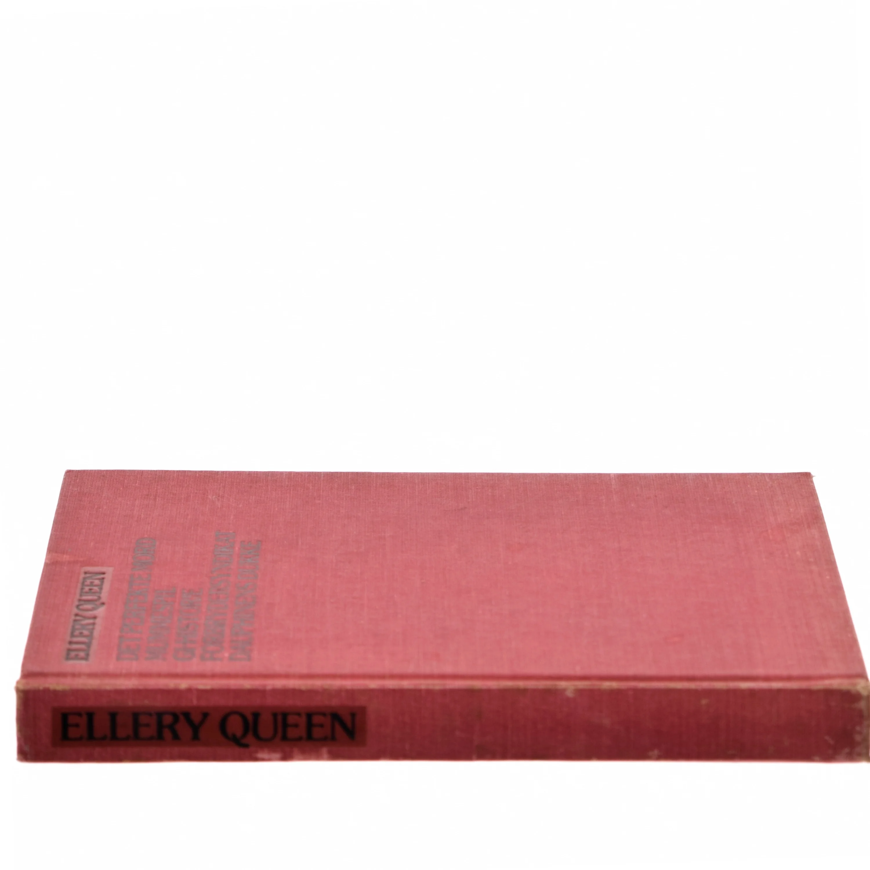 Det perfekte mord af Ellery Queen (Bog)