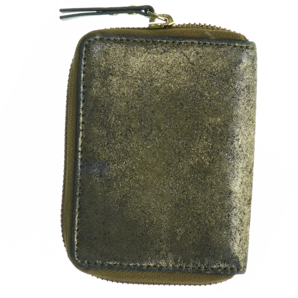 L&aelig;der pung fra Aura (str. 12 x 9 cm)