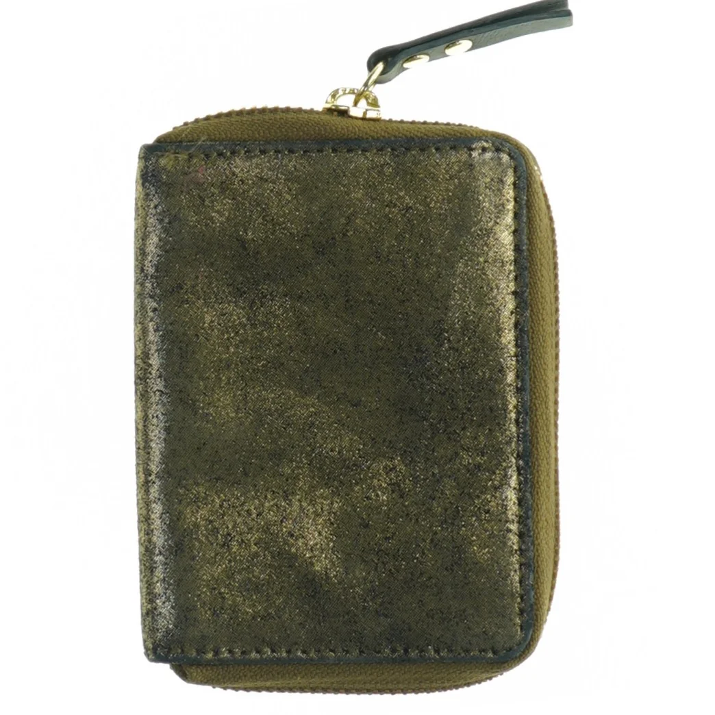 Læder pung fra Aura (str. 12 x 9 cm)