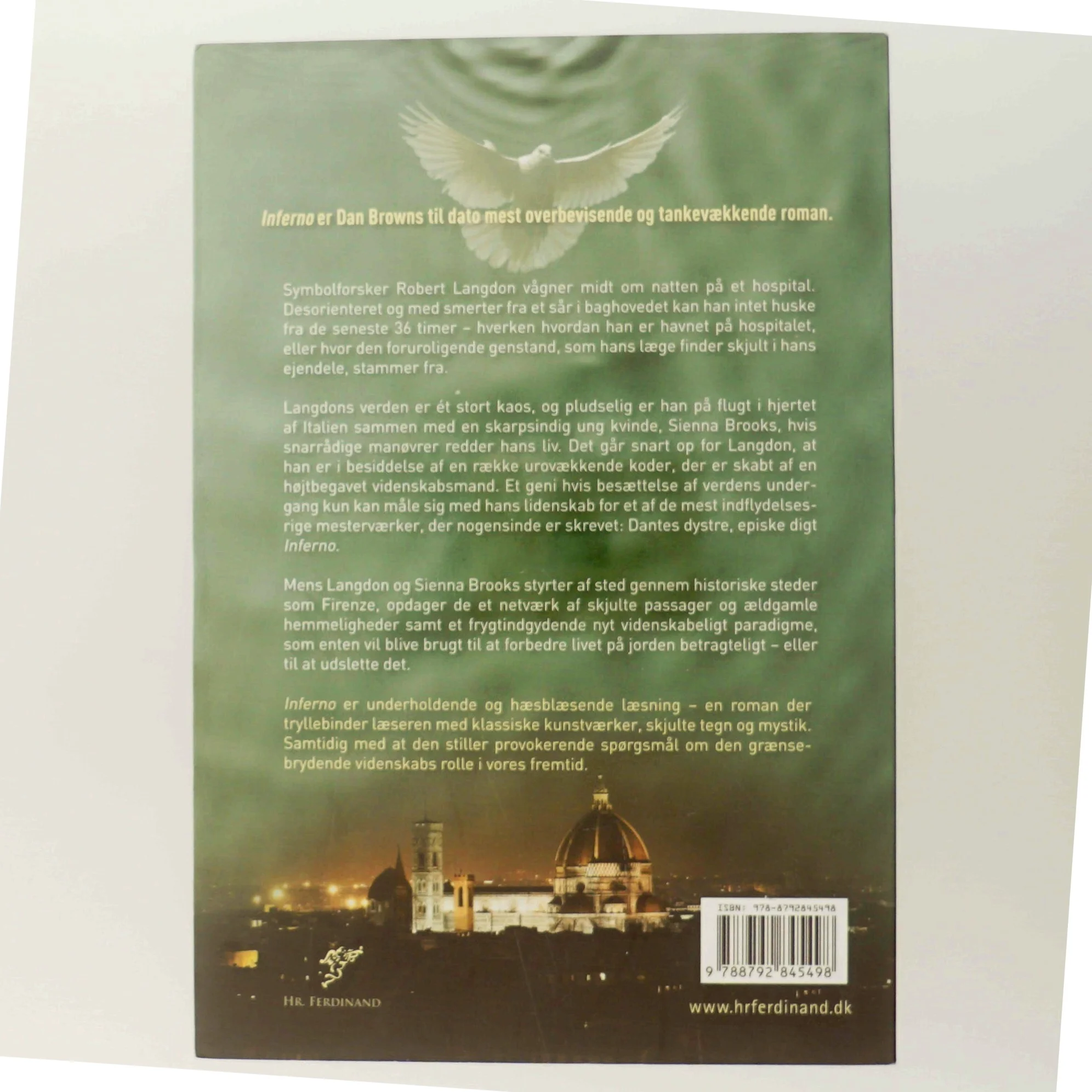 Inferno (Danish) af Brown, Dan (Bog)