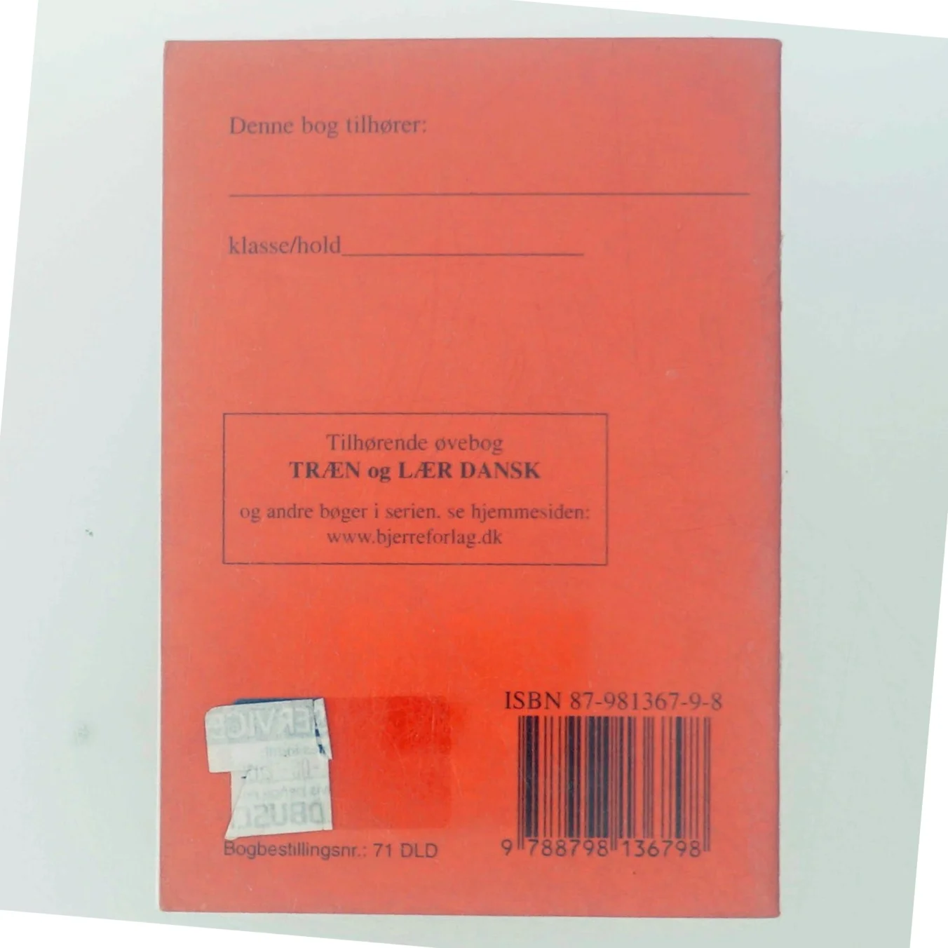 Den lille danske grammatikoversigt : (mini-opslagsbog) af Thora Olsen (f. 1951) (Bog)