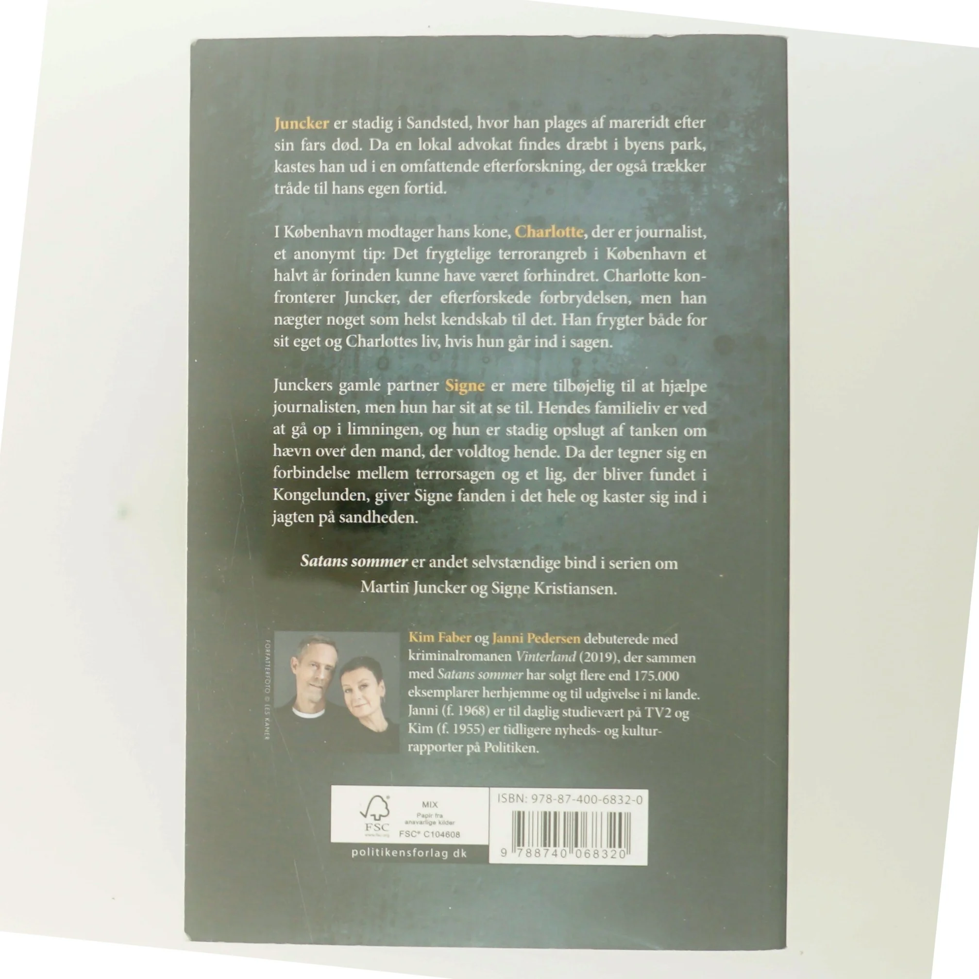 Satans sommer af Kim Faber, Janni Pedersen (Bog)