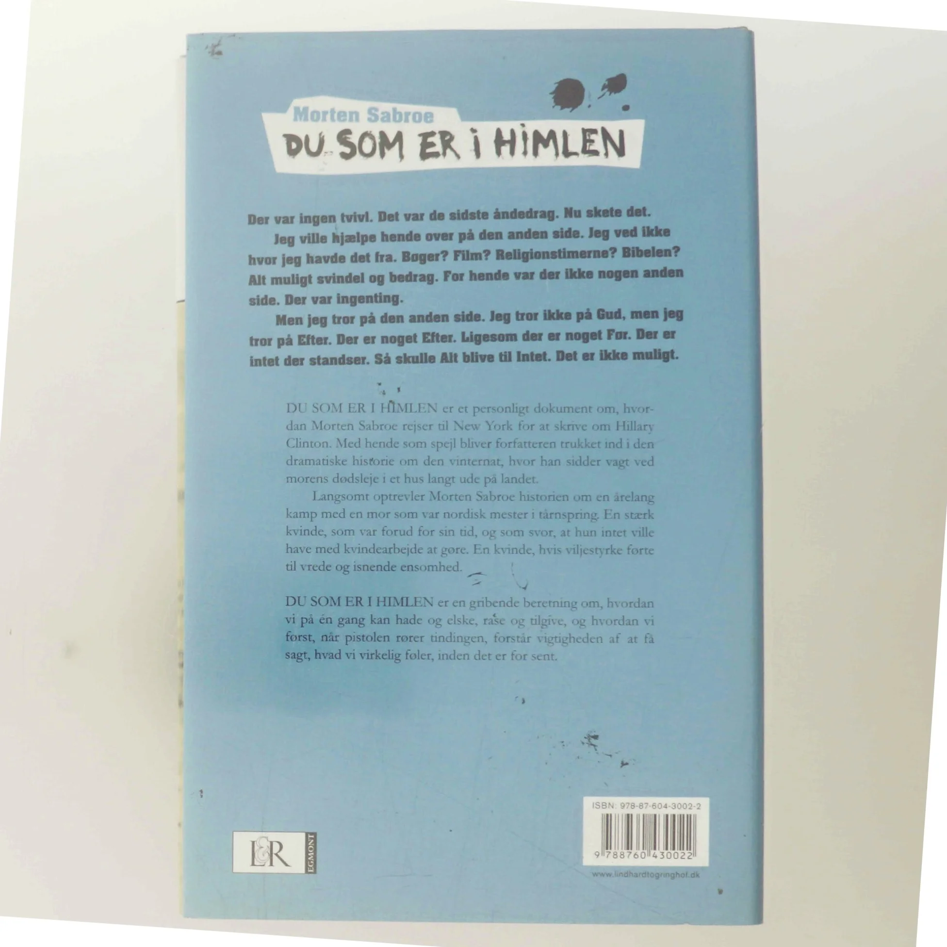 Du som er i himlen af Morten Sabroe (Bog)