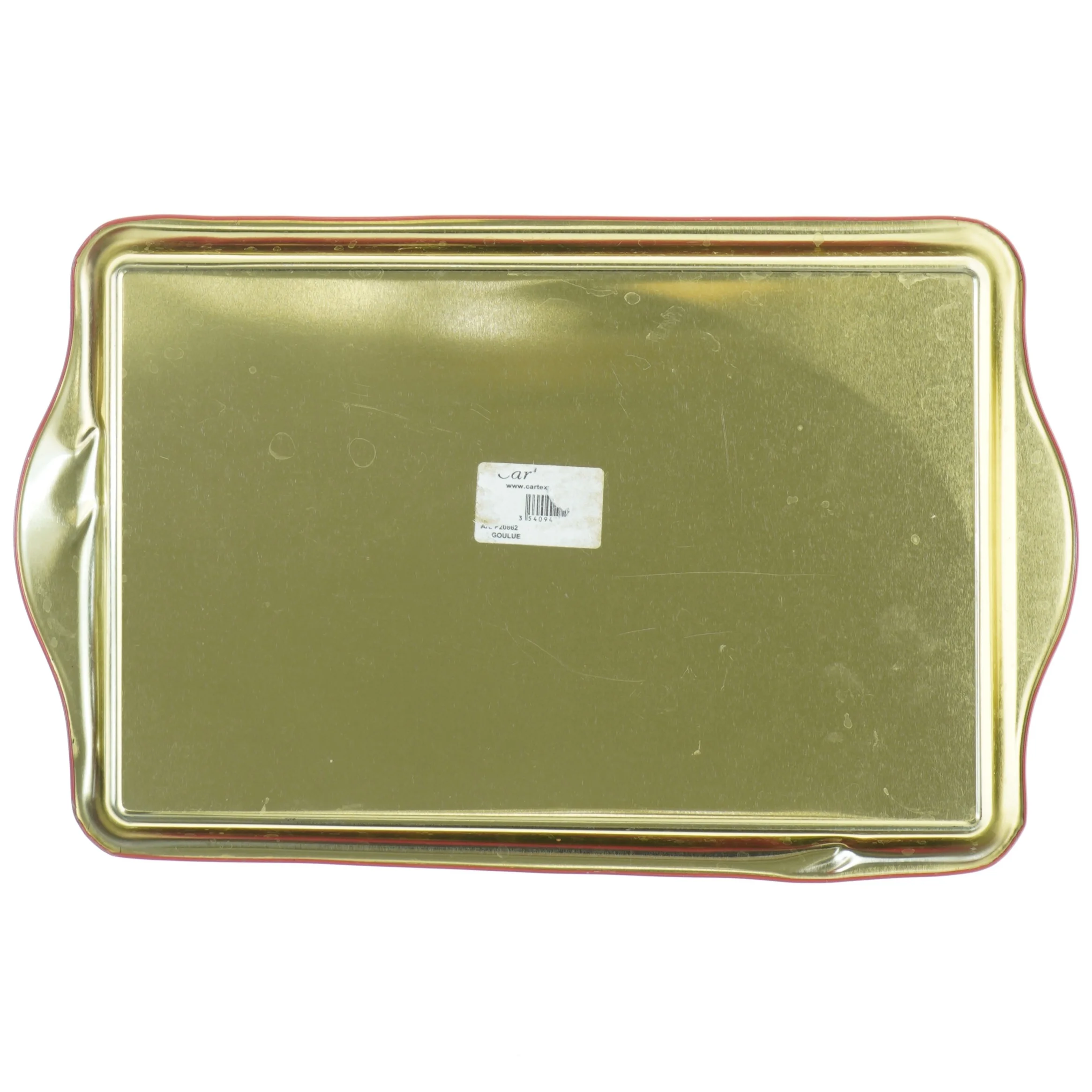 Metallisk bakke med Moulin Rouge-motiv (str. 33 x 20 cm)