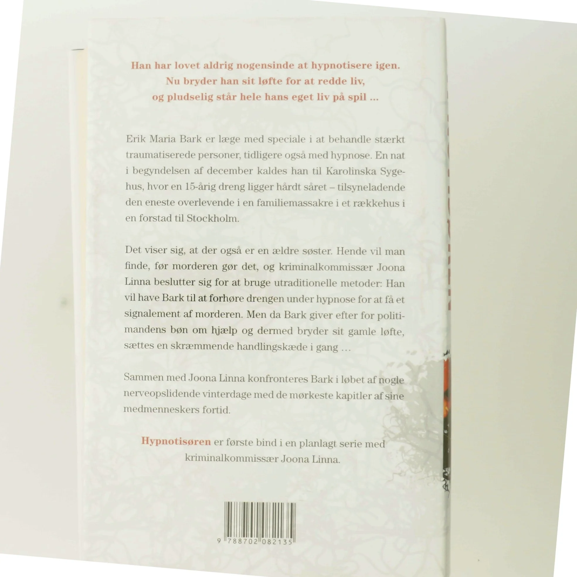 Hypnotisøren af Lars Kepler (Bog)