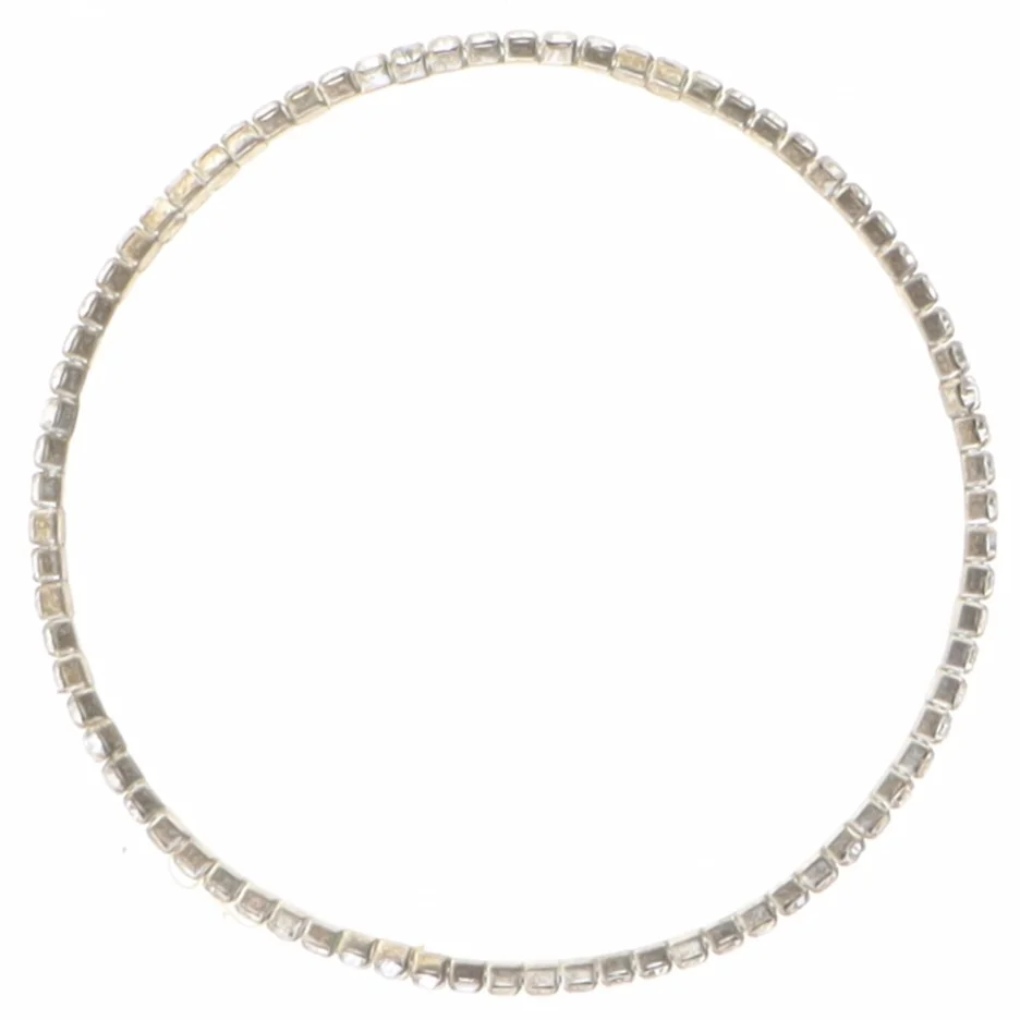 Tennisarmbånd med sten (str. O 5 cm)