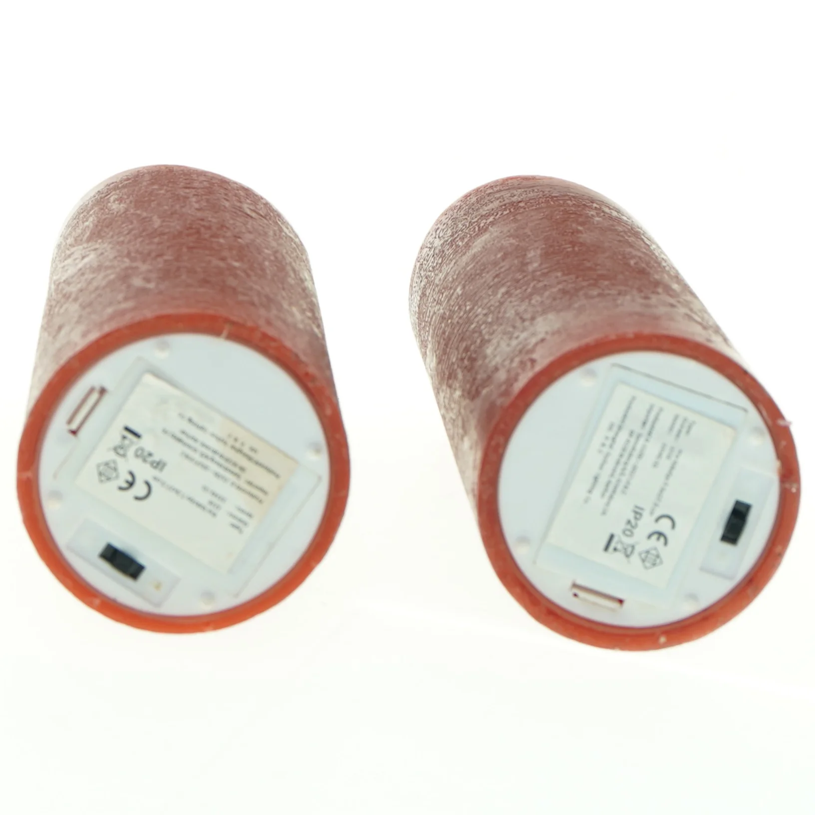 LED vokslys sæt (str. 18 x, 7 cm)