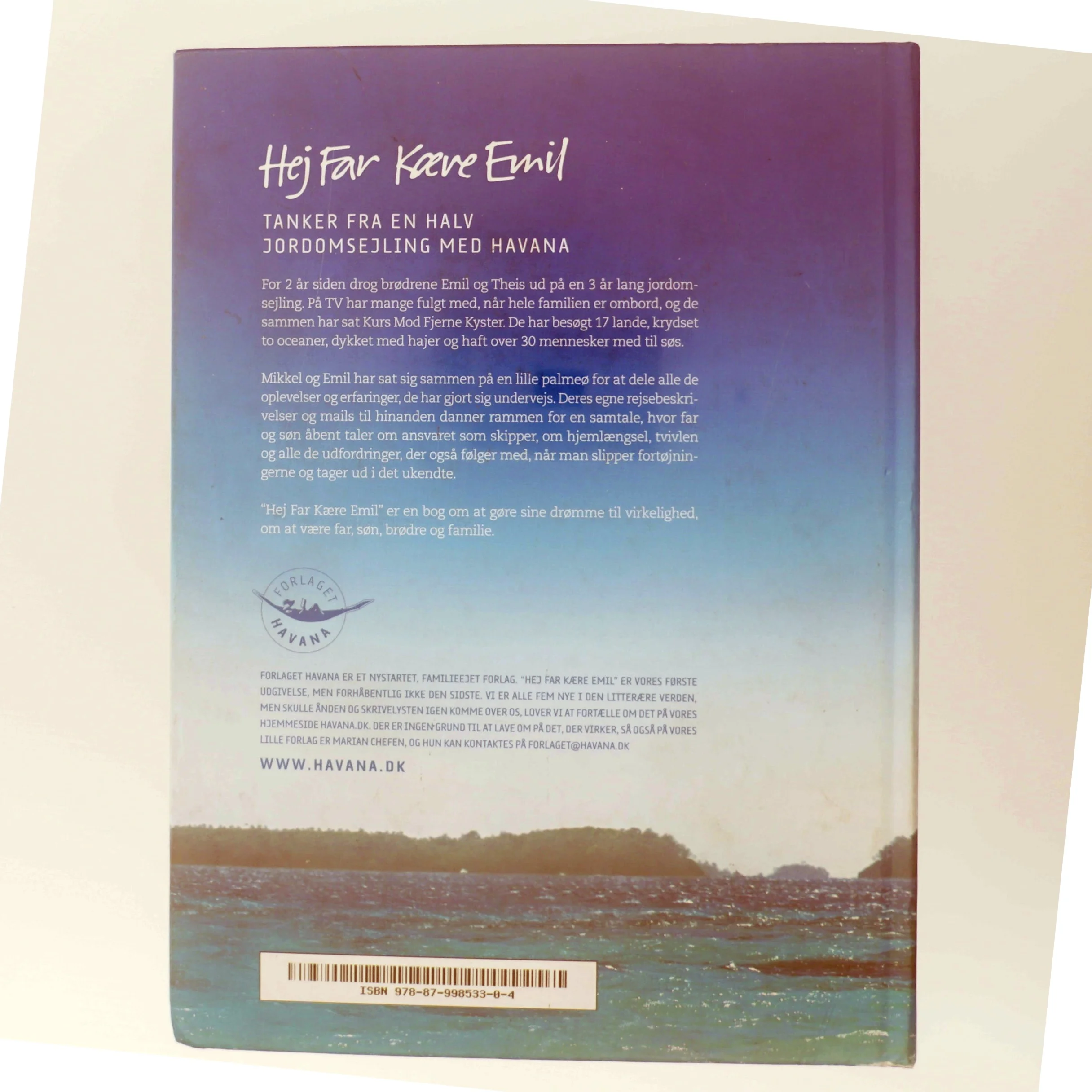 Bog om jordomsejling fra Forlaget Havana