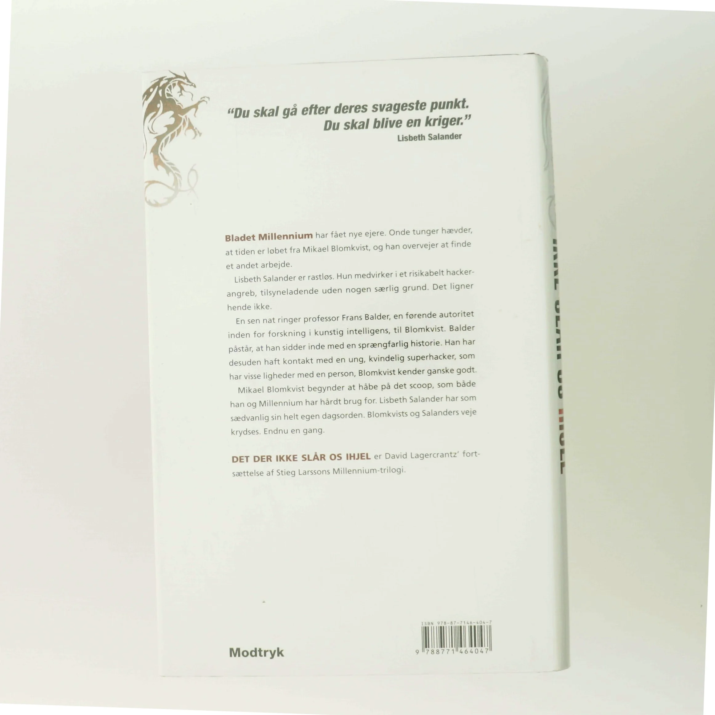 Det der ikke slår os ihjel af David Lagercrantz (Bog)