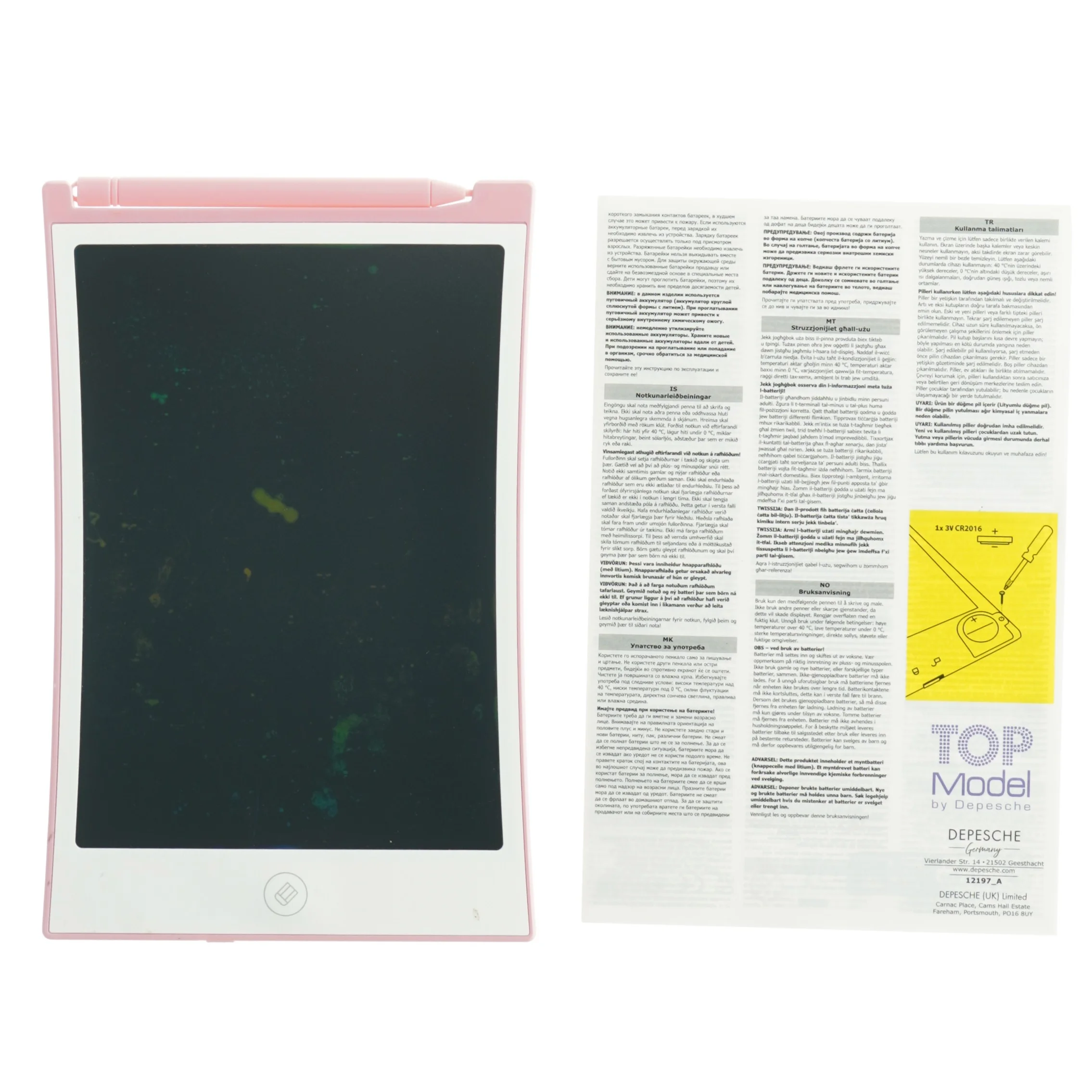 Magic board fra Topmodel (str. 22,5 x 15 cm)