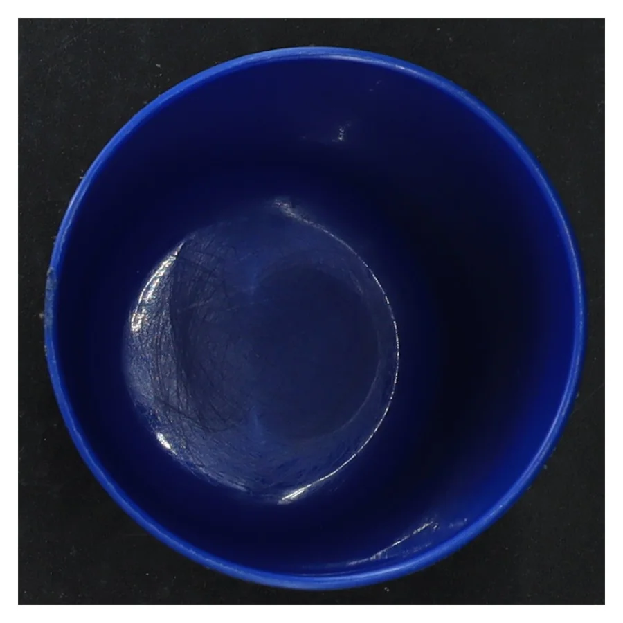 Blå plastikskåle fra IKEA