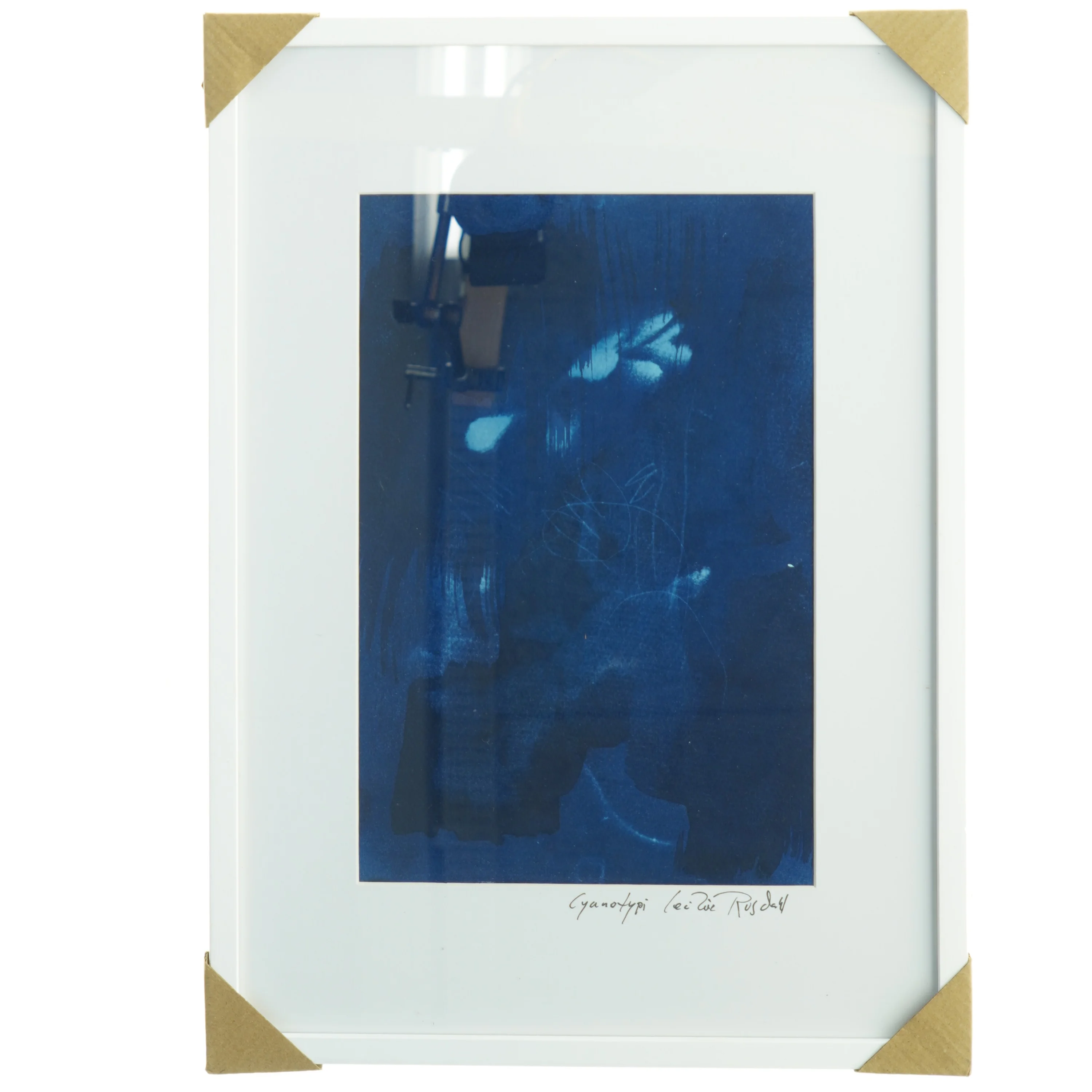 Indrammet kunsttryk (str. 43,5 x 31,5 cm)