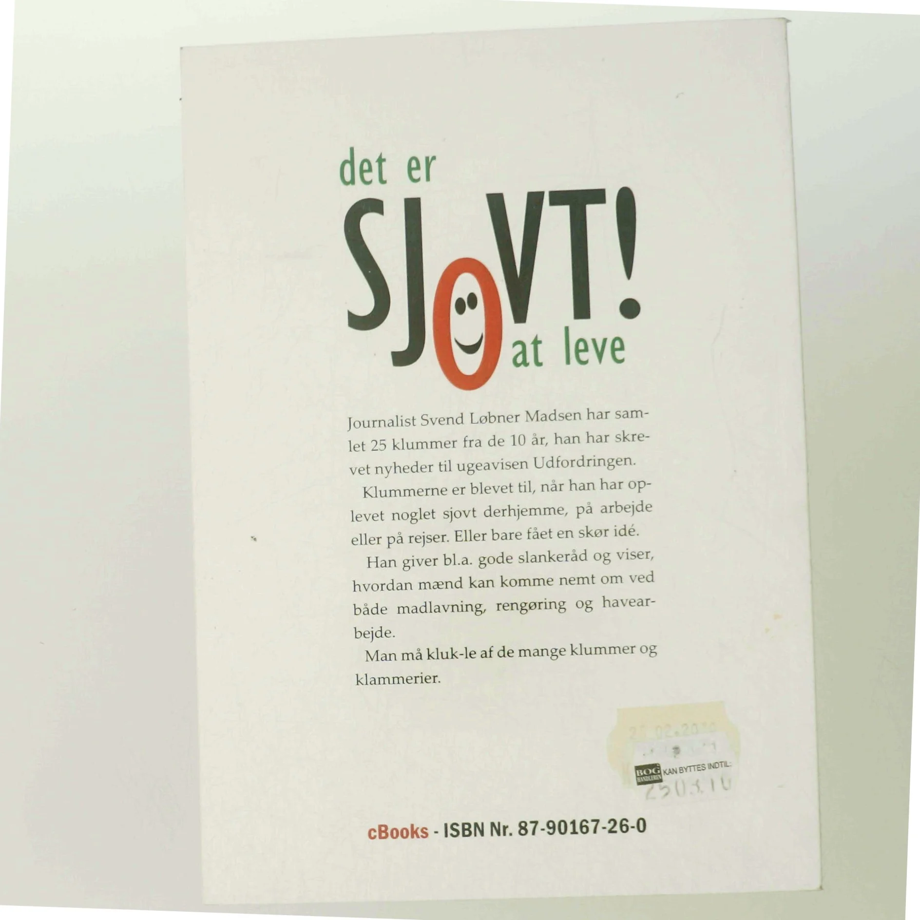 Det er SJOVT at leve! fra cBooks