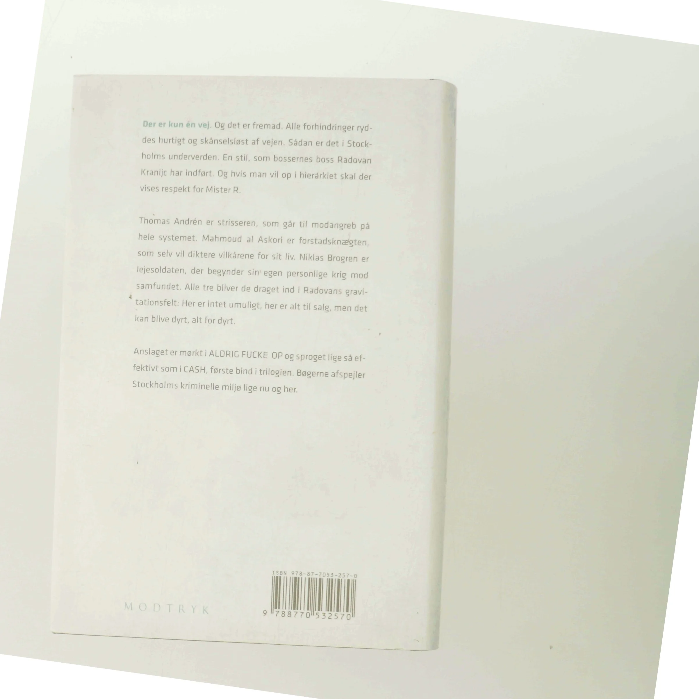 Aldrig fucke op af Jens Lapidus (Bog)