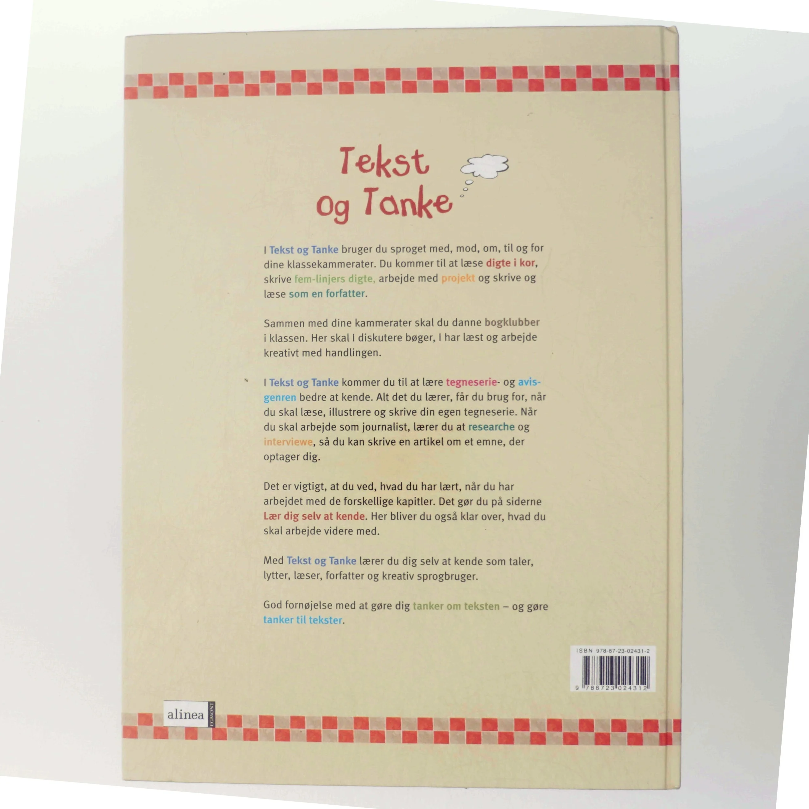 Tekst og tanke - 5. klasse (Bog)