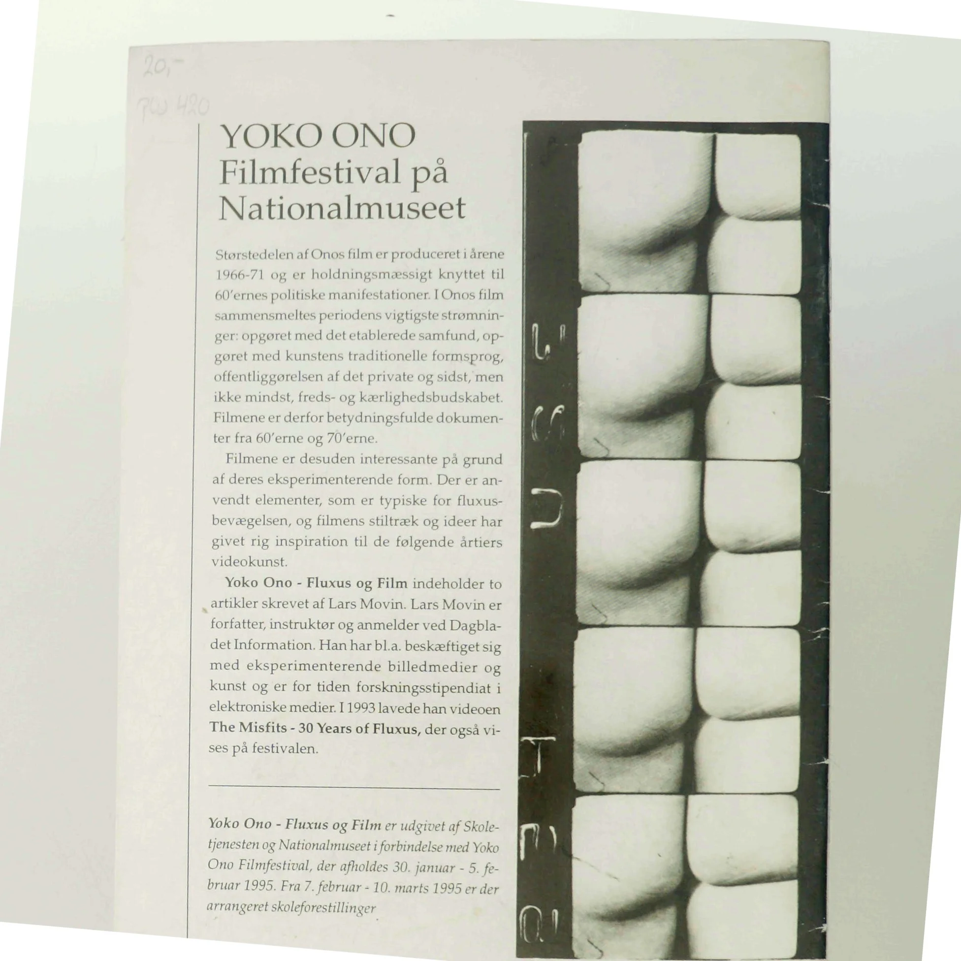 Yoko Ono: Fluxus og Film Bog