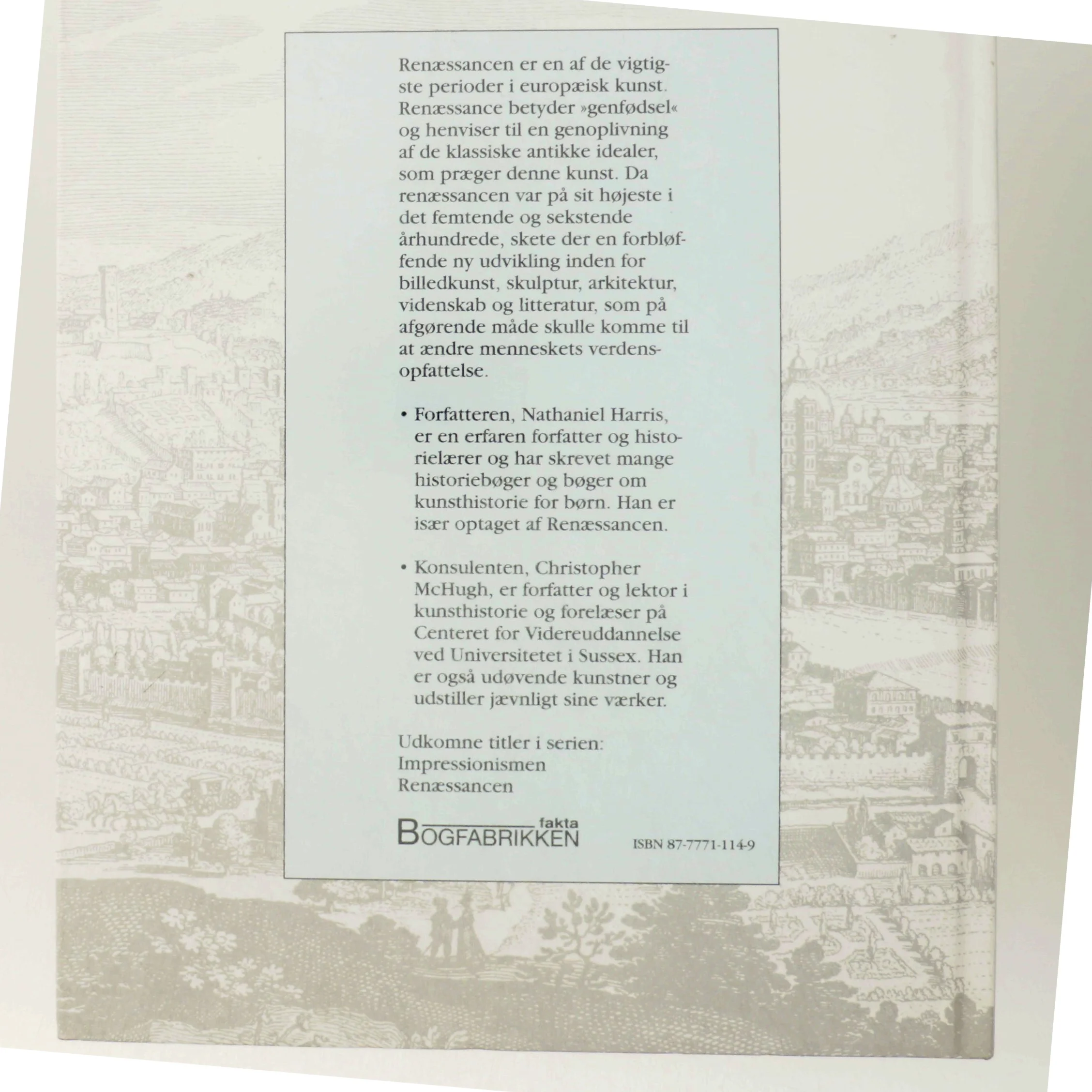 Bog om Renæssancen fra Bogfabrikken Fakta