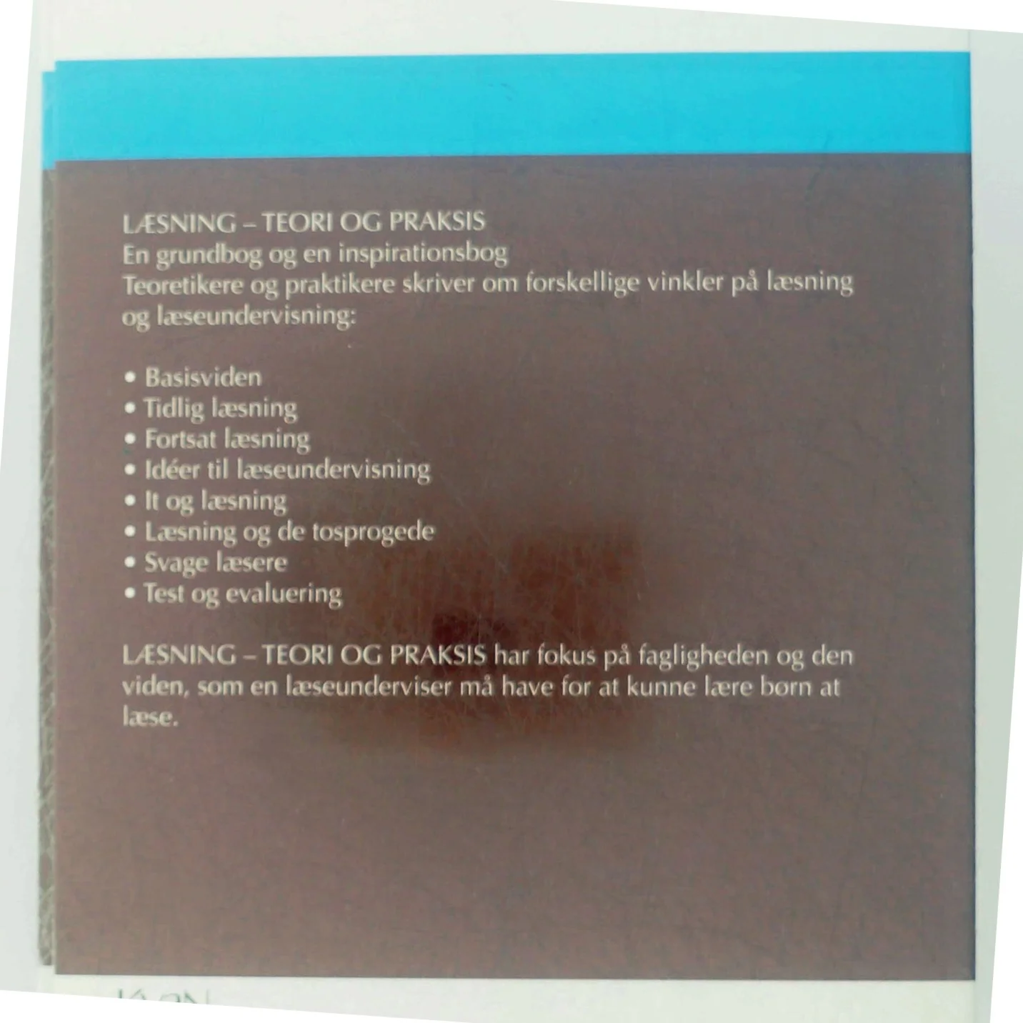 Læsning - Teori og Praksis bog