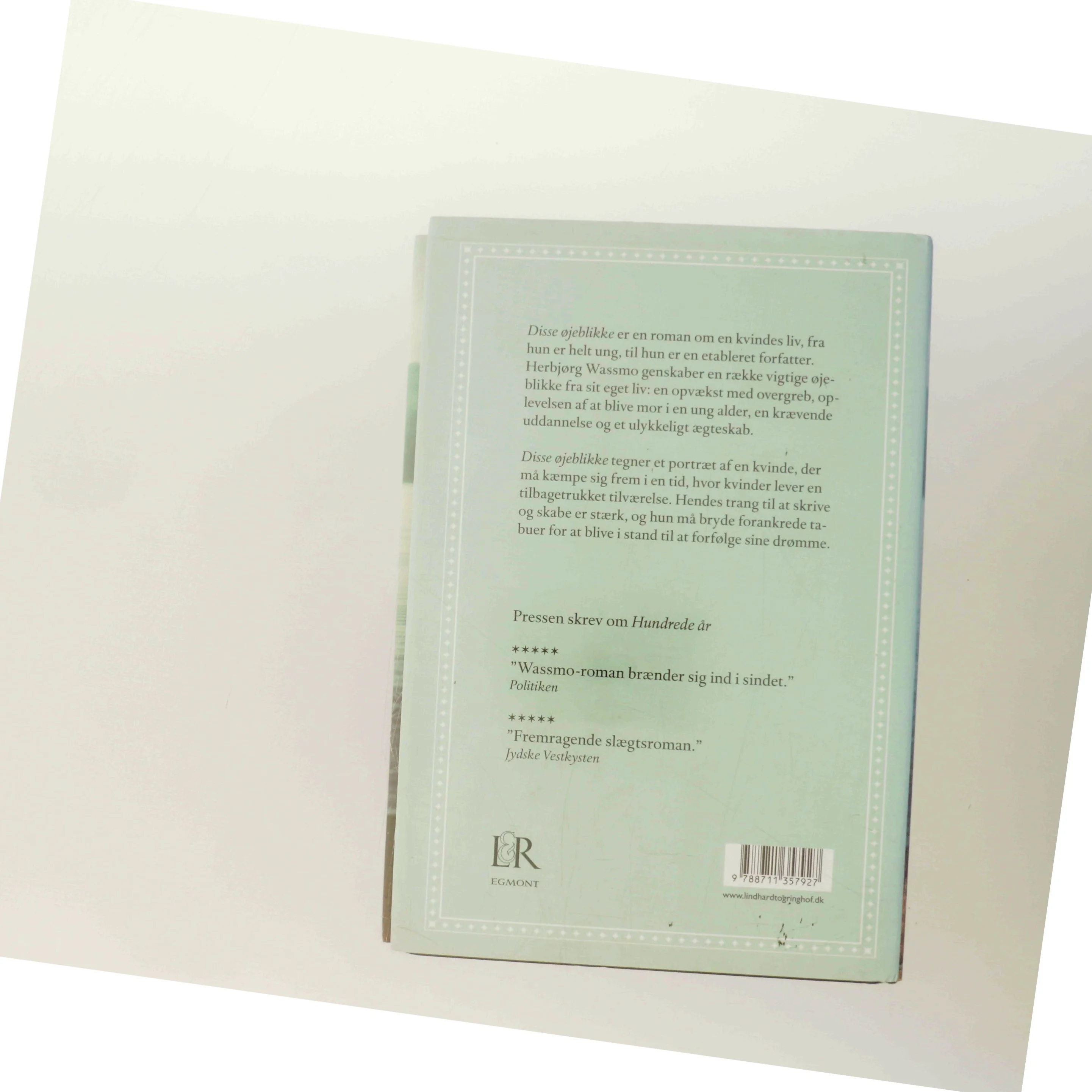 Disse øjeblikke : roman (Klassesæt) af Herbjørg Wassmo (Bog)