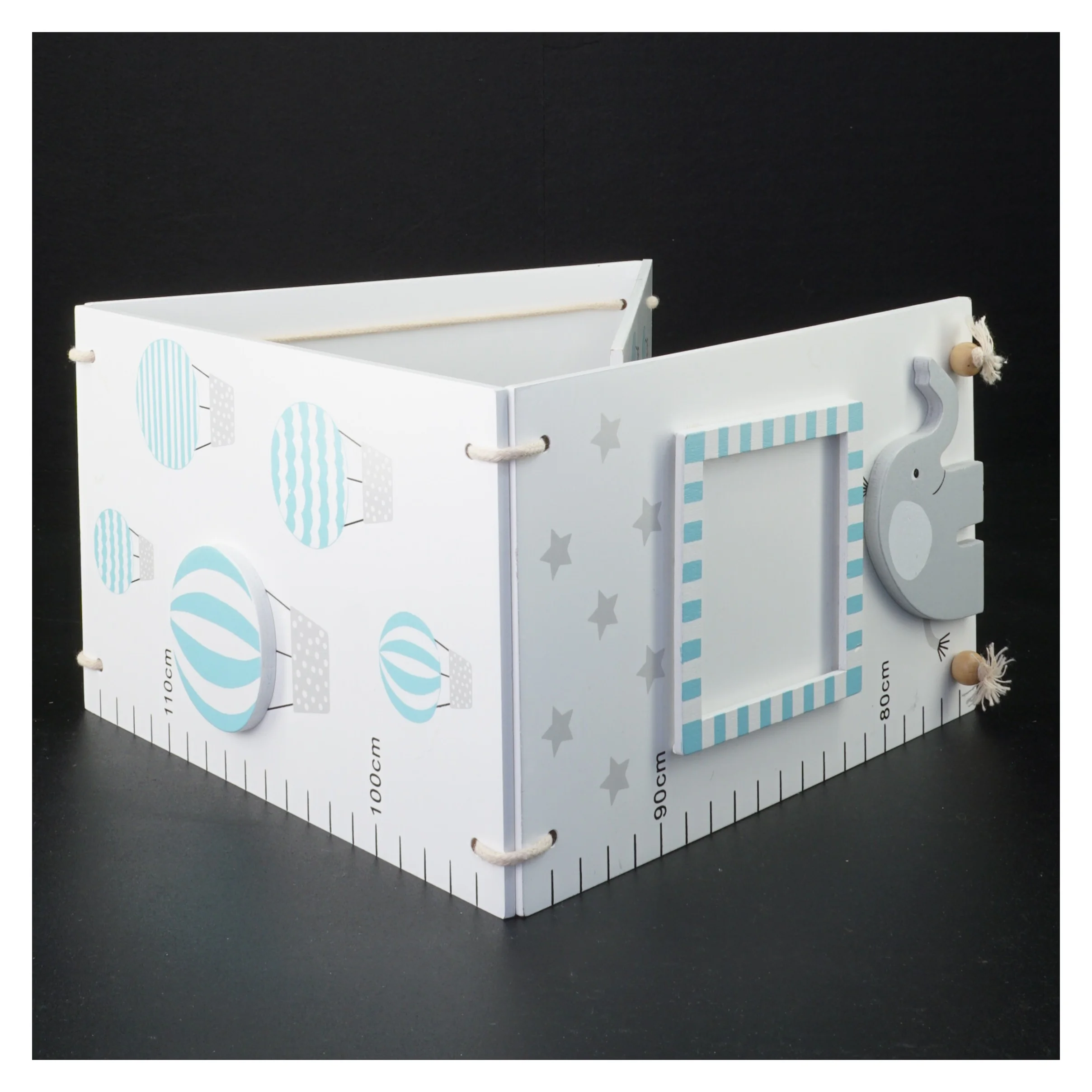 Børne vækstmåler fra Jabadabado (str. Selve pladerne er 80 x 12 cm)