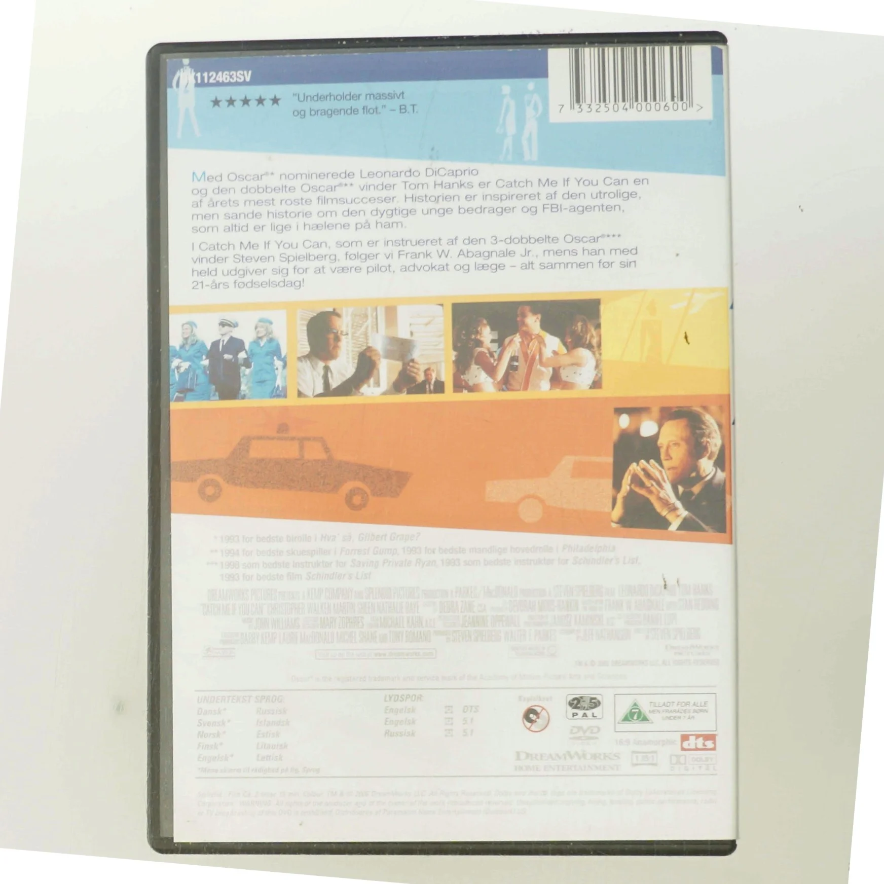 Catch Me if You Can med Leonardo DiCaprio (DVD)