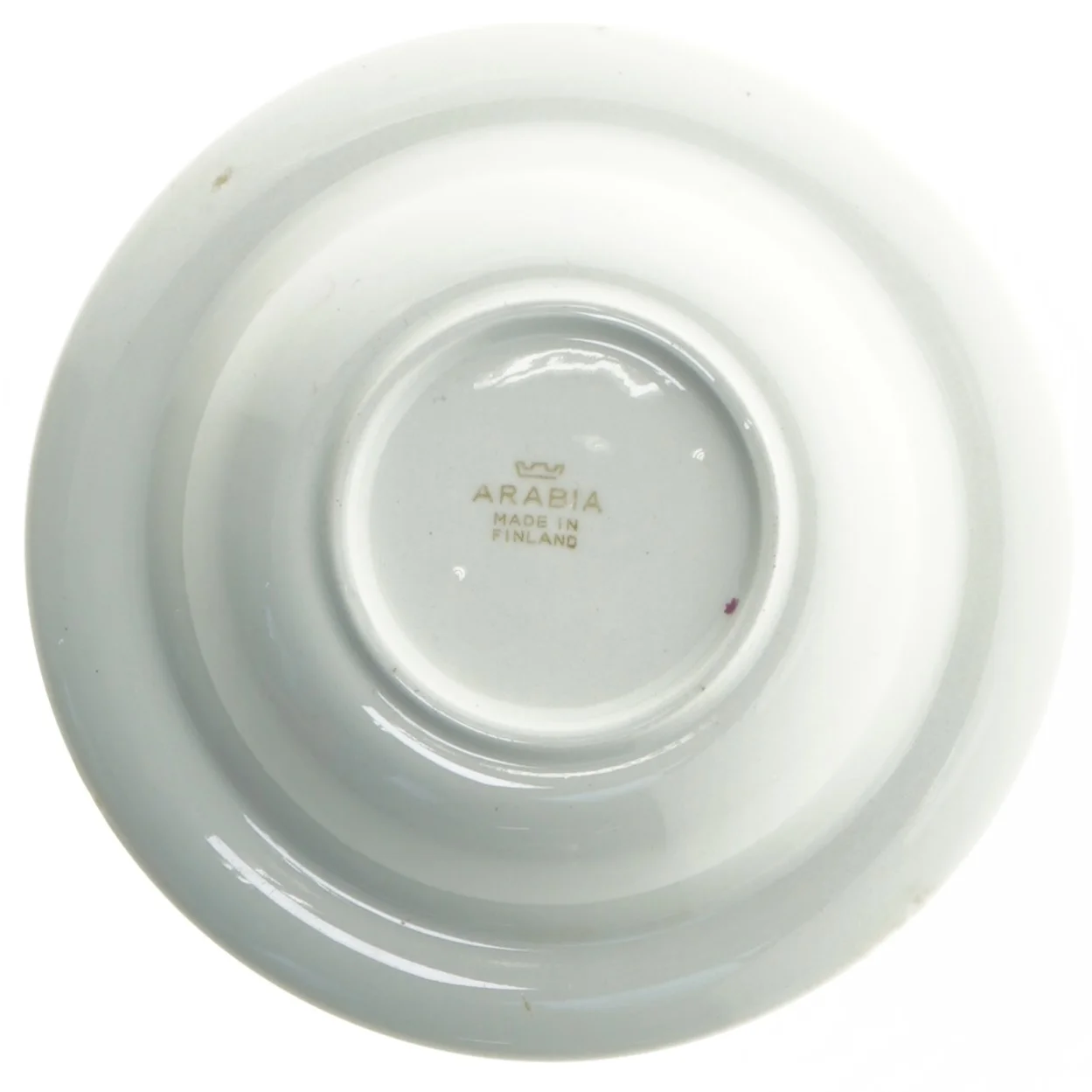 Dekorative platter med rokokomotiver fra Arabia (str. Ø. 17. cm. 6 styk)