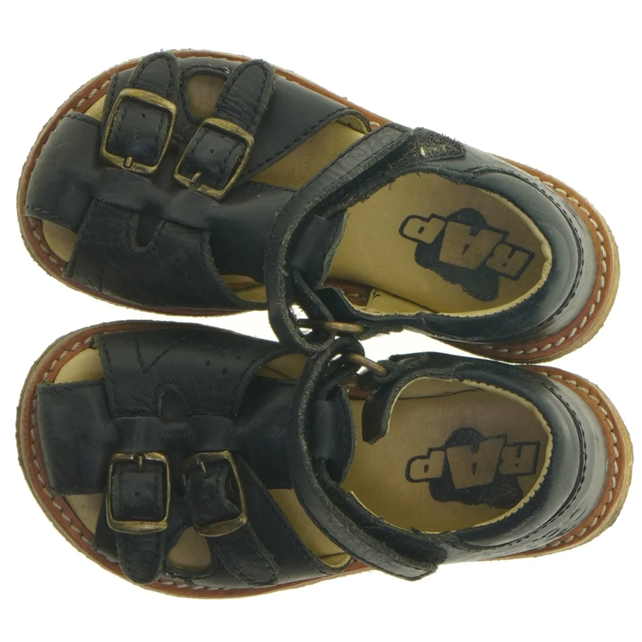 Sorte børnesandaler fra Rap (str. 25)