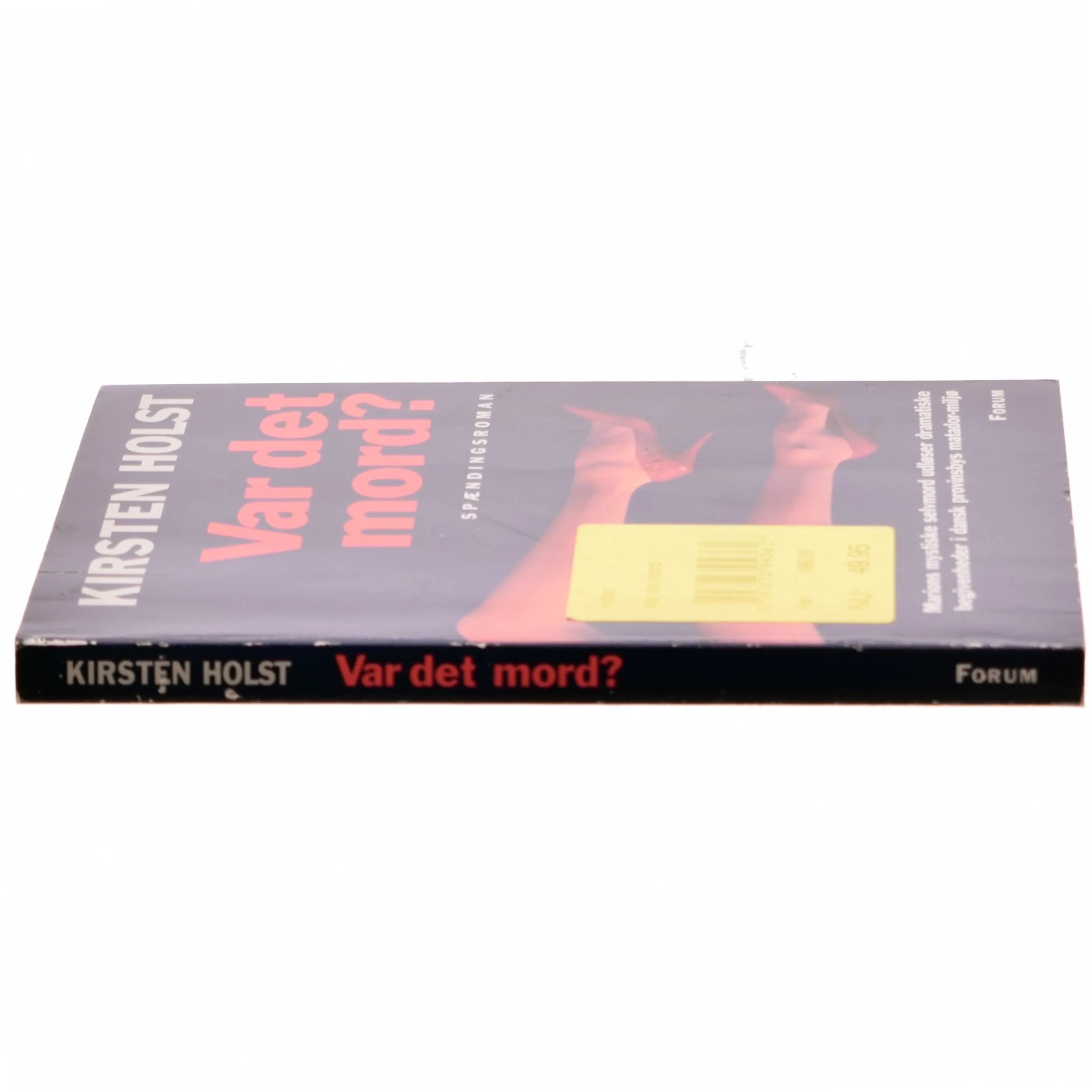 Var det mord? : spændingsroman af Kirsten Holst (f. 1936) (Bog)