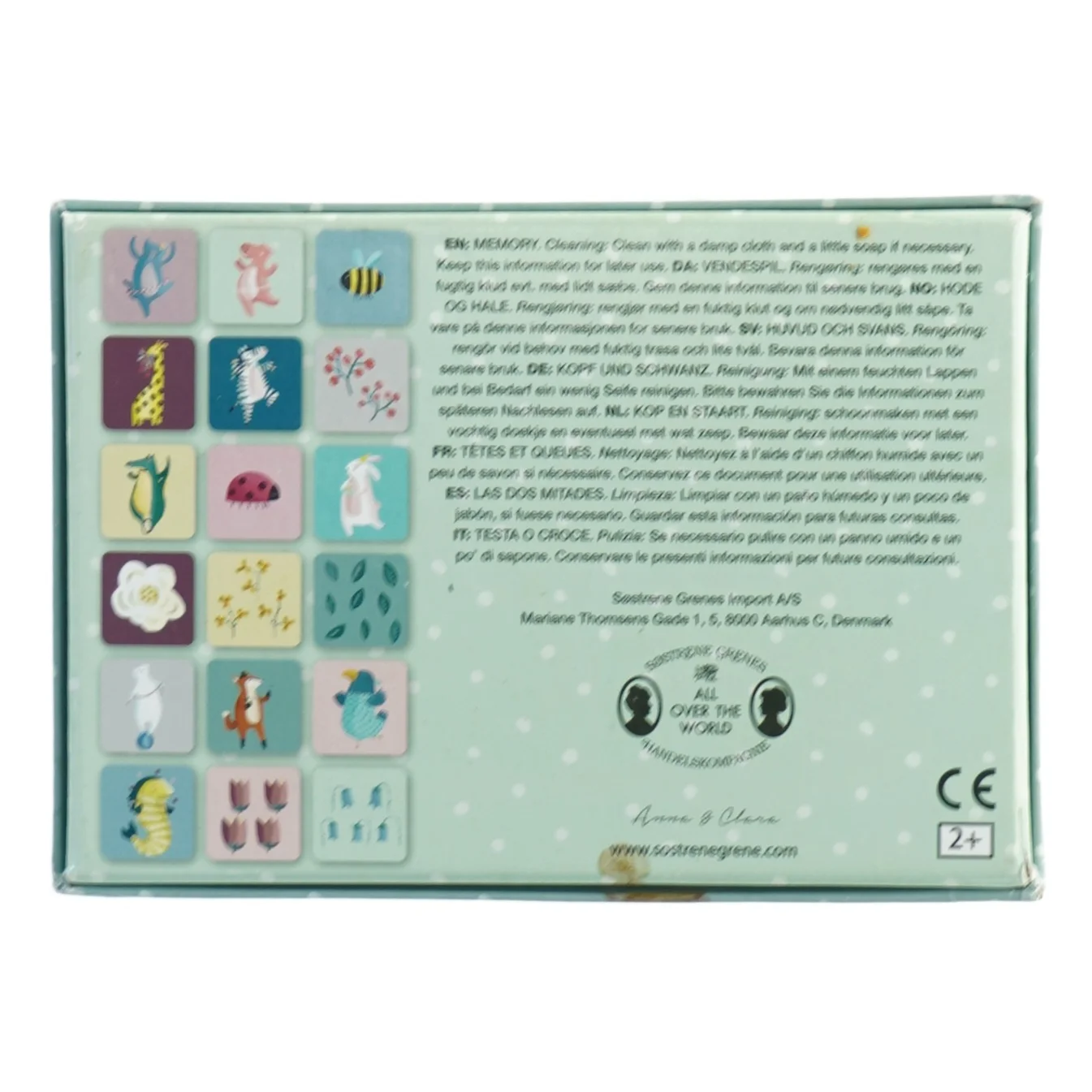 Memory spil fra Søstrene Grene (str. 17x12 cm)