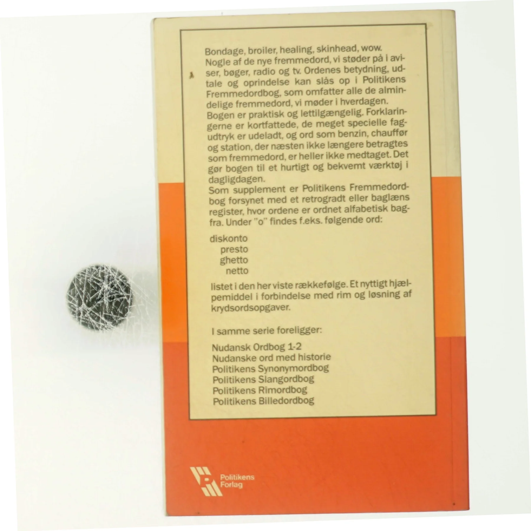 Fremmedordbog fra Politikens Forlag