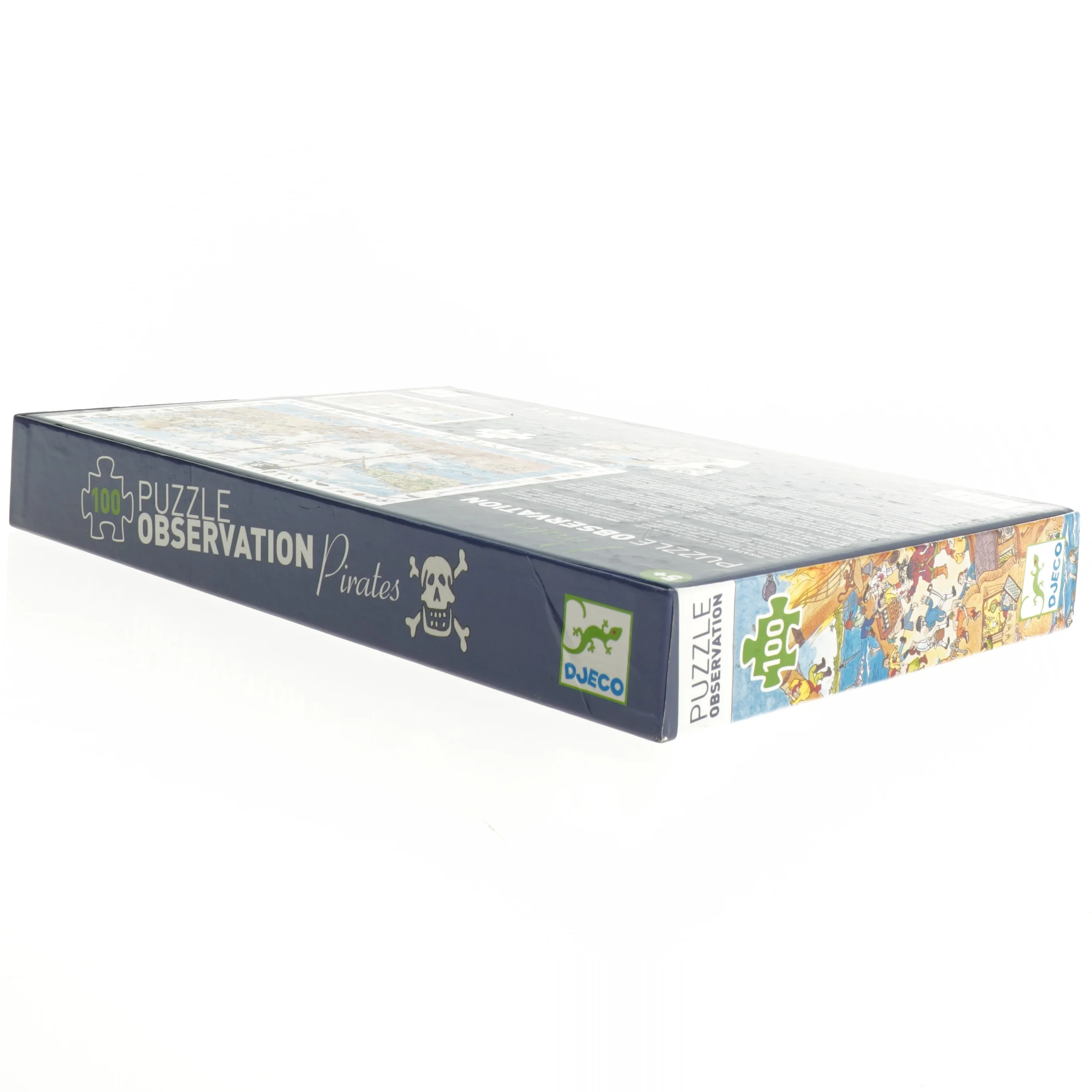 Pirat puslespil 100 brikker fra DJECO (str. 61 x 38 cm)