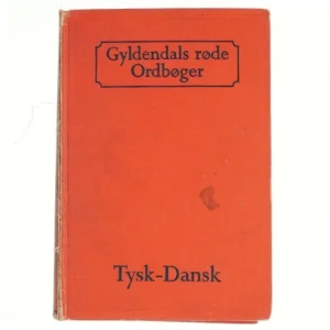 Tysk-dansk ordbog fra Gyldendal