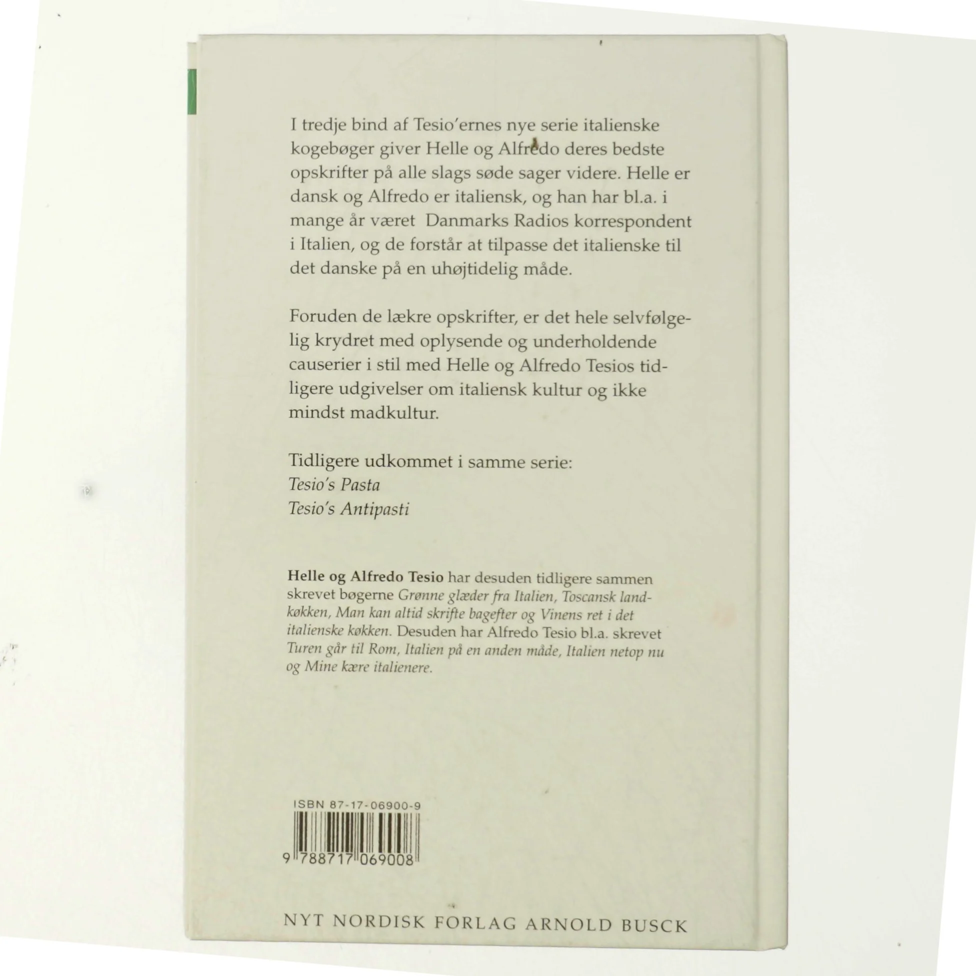 Tesio's søde sager (Bog)