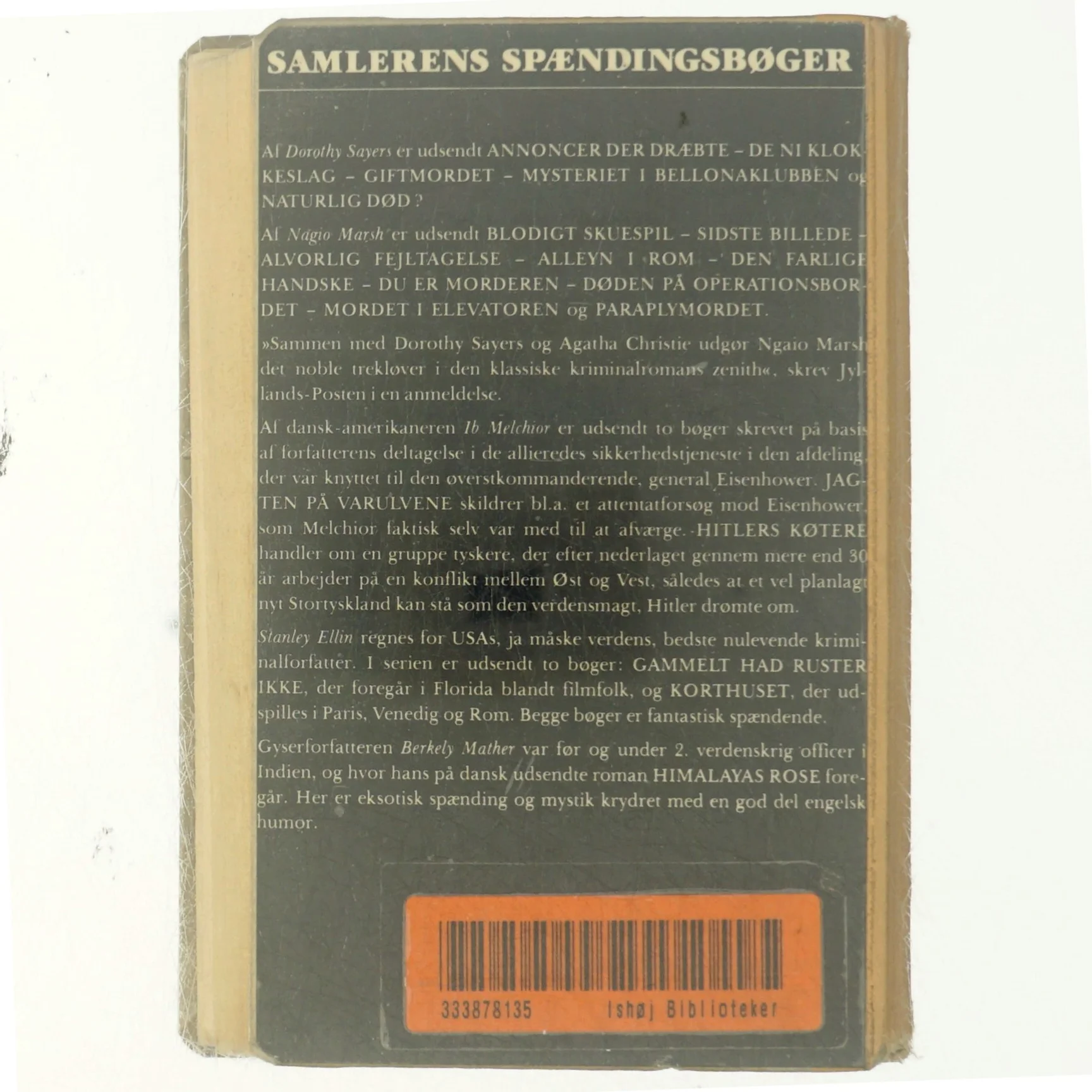 Døden på operationsbordet af Ngaio Marsh