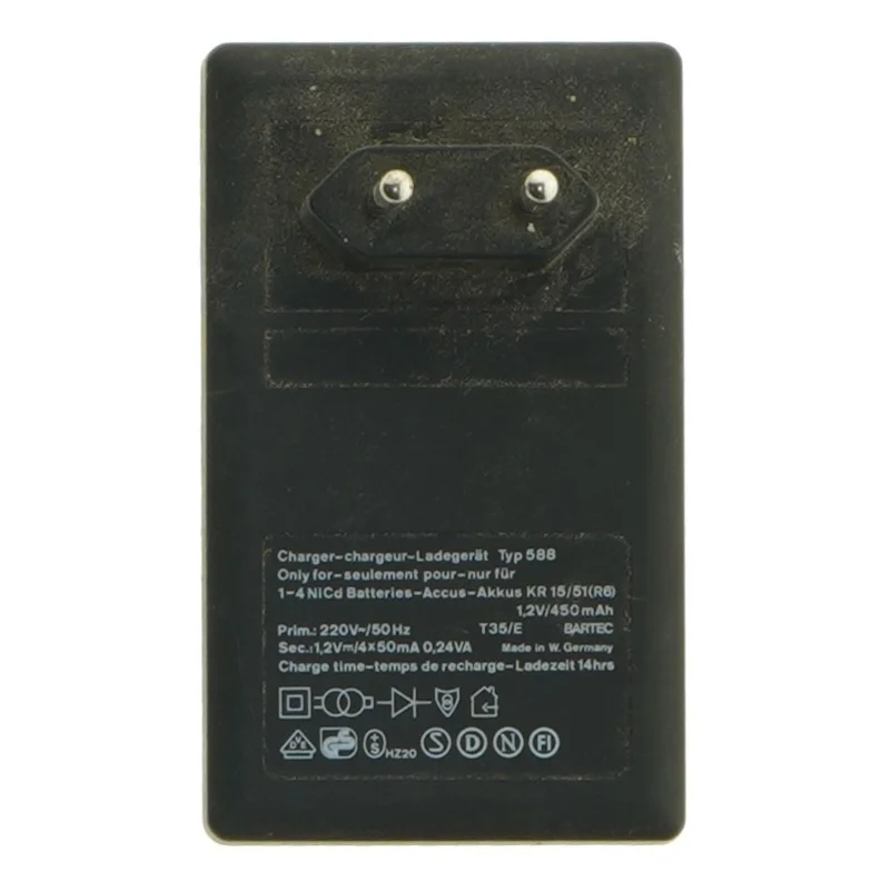 Oplader til genopladelige batterier