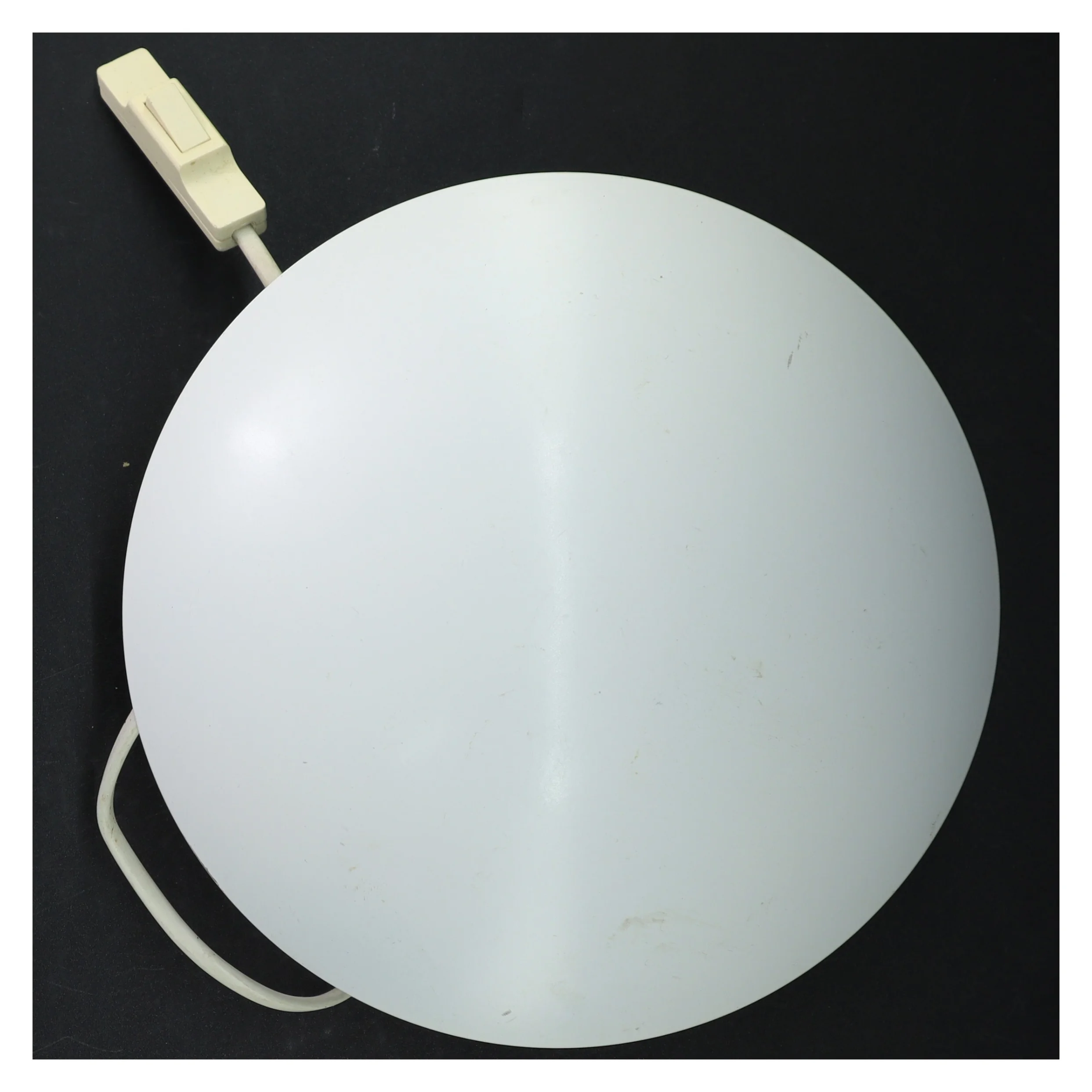 Hvid v&aelig;glampe (str. &Oslash;. 20 cm)